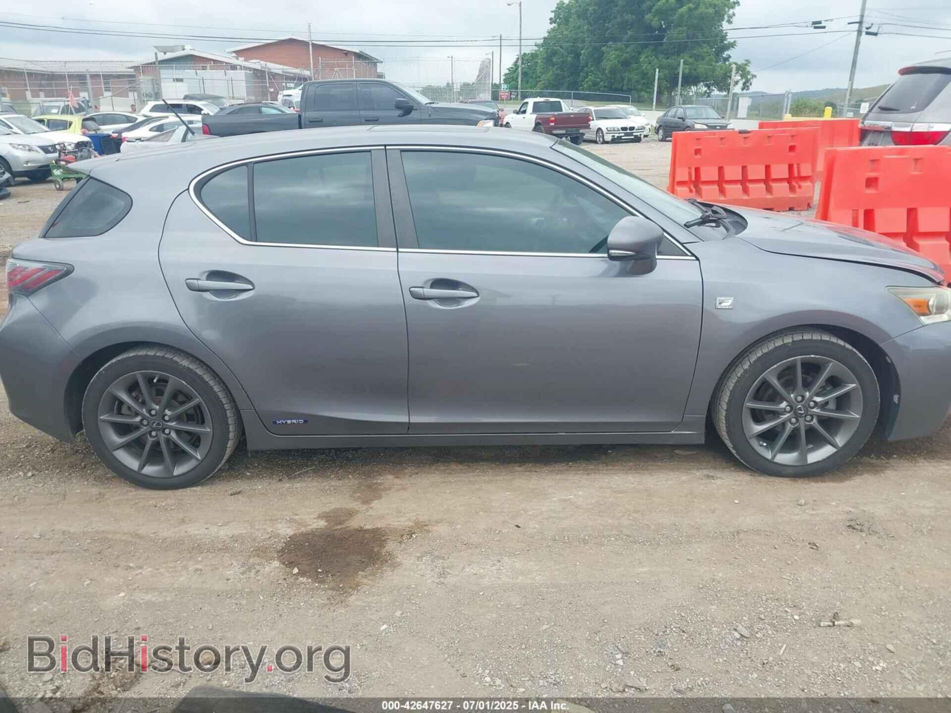 2012 LEXUS CT 200H - VIN: JTHKD5BH3C2064487 - Фото 13