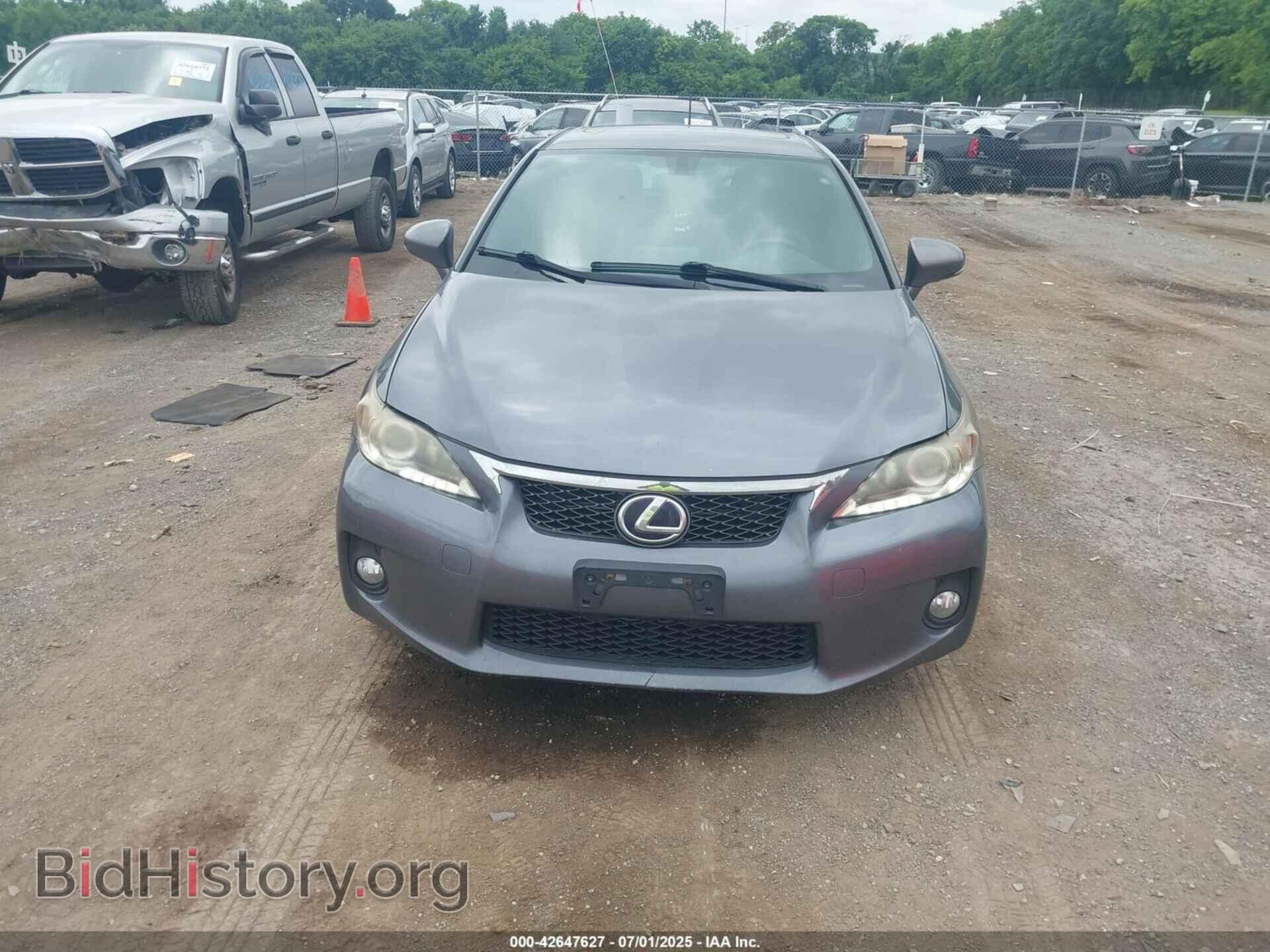 2012 LEXUS CT 200H - VIN: JTHKD5BH3C2064487 - Фото 6