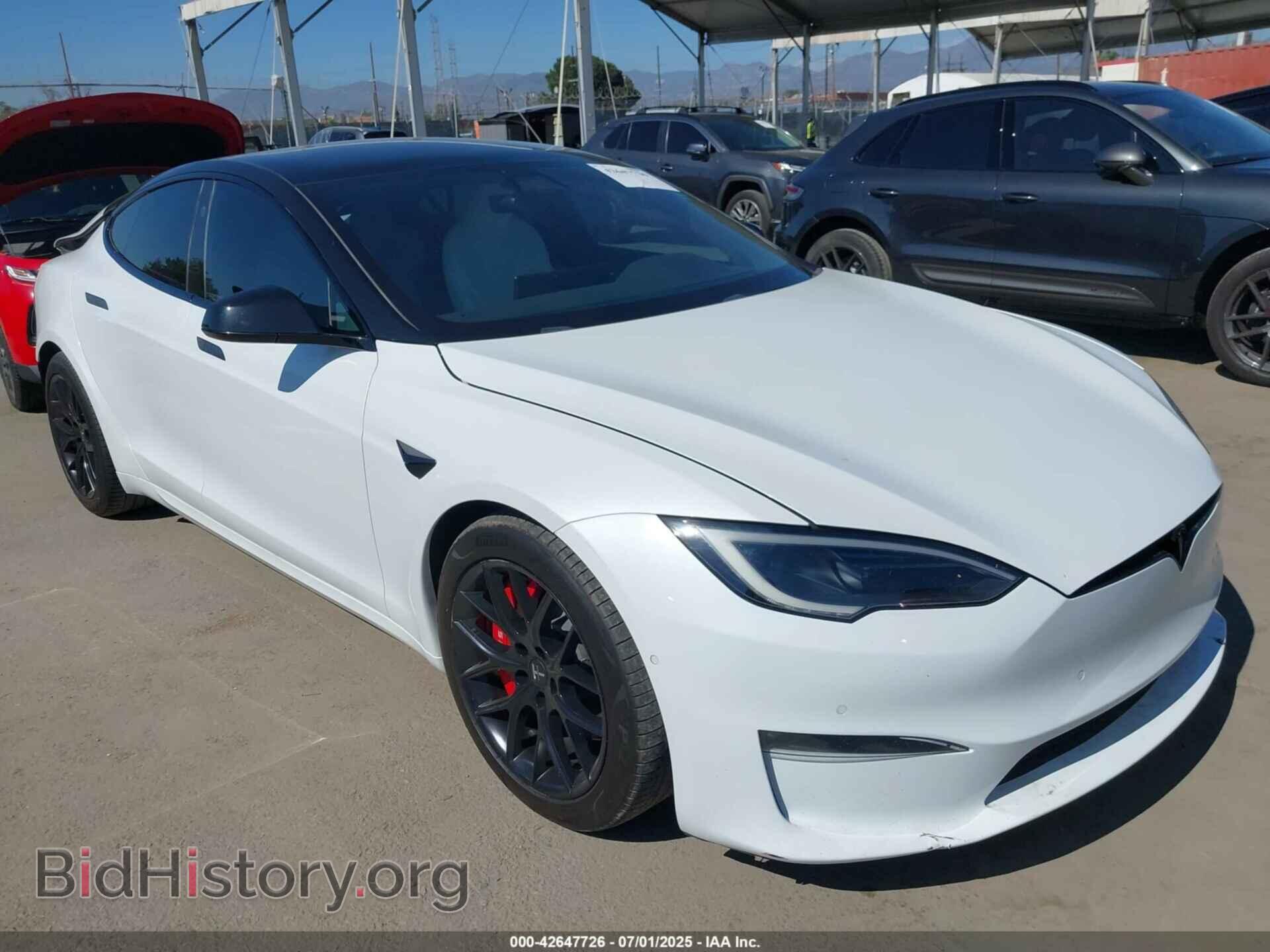 Photo 5YJSA1E53NF486103 - TESLA MODEL S 2022