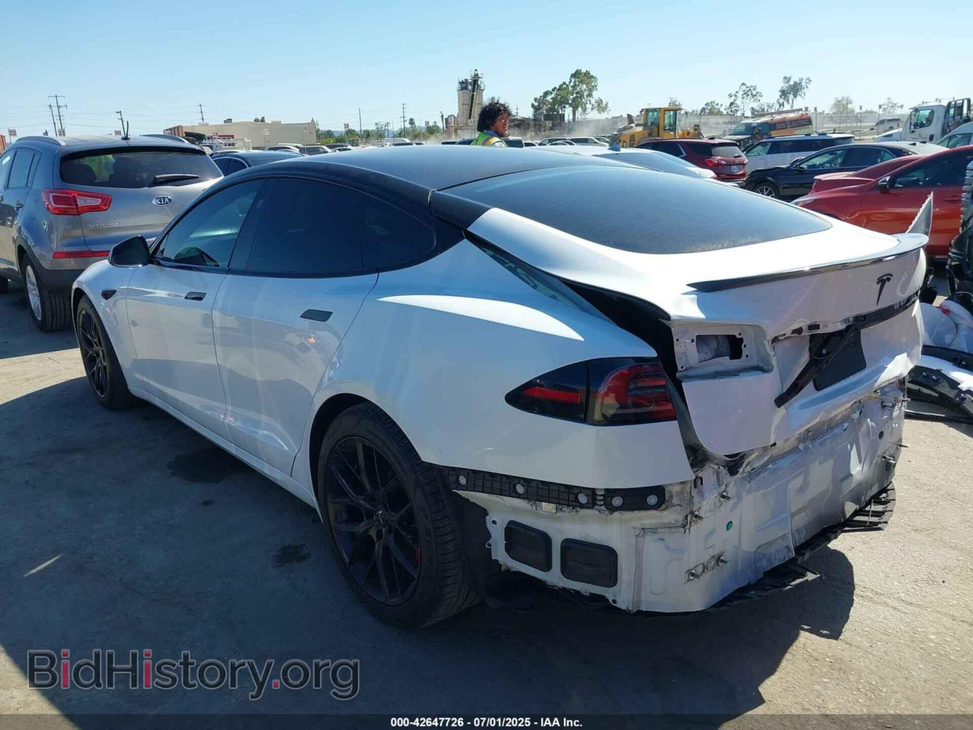2022 TESLA MODEL S - VIN: 5YJSA1E53NF486103 - Фото 3