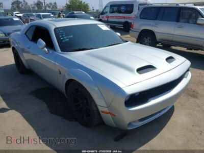 2020 Dodge CHALLENGER SRT Hellcat Widebody, серебристый — VIN 2C3CDZC90LH124953, IAAI