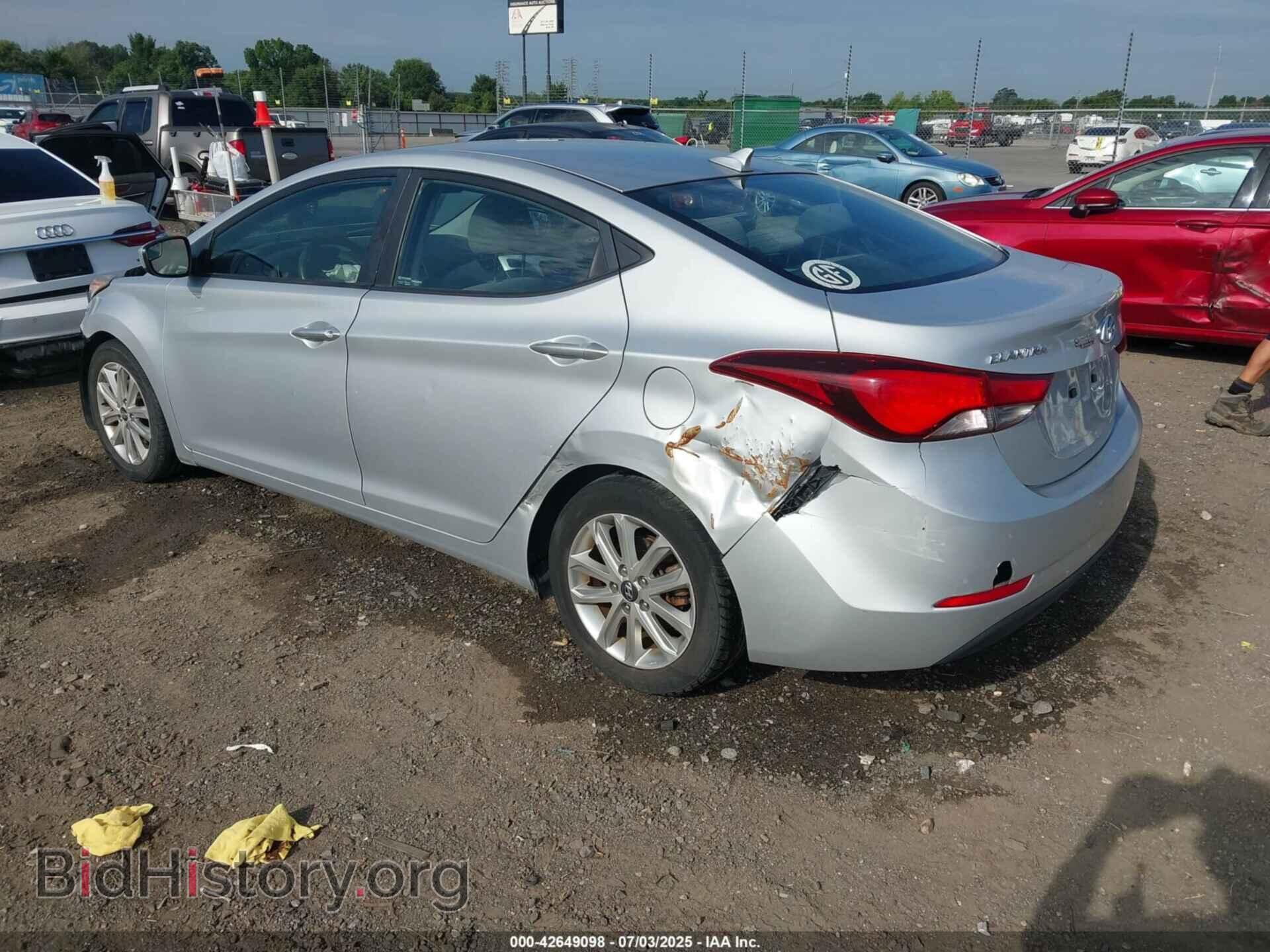 2014 HYUNDAI ELANTRA - VIN: KMHDH4AEXEU210497 - Фото 3