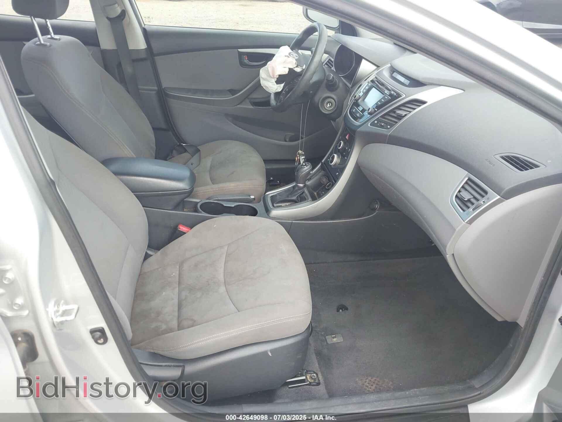 2014 HYUNDAI ELANTRA - VIN: KMHDH4AEXEU210497 - Фото 5