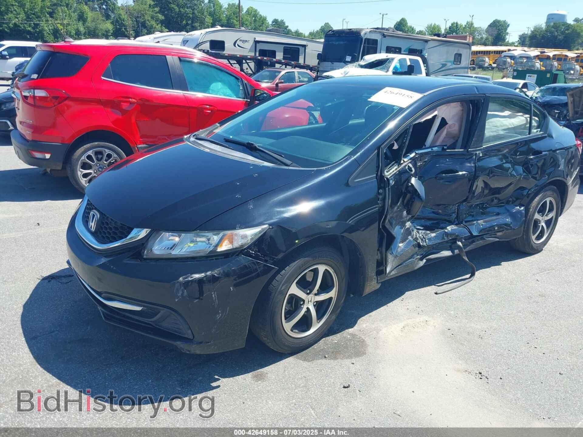 2015 HONDA CIVIC - VIN: 2HGFB2F71FH546123 - Фото 2