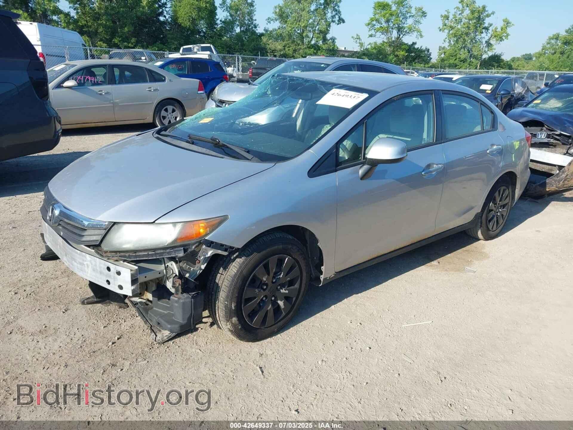 2012 HONDA CIVIC - VIN: 19XFB2F56CE002947 - Фото 2