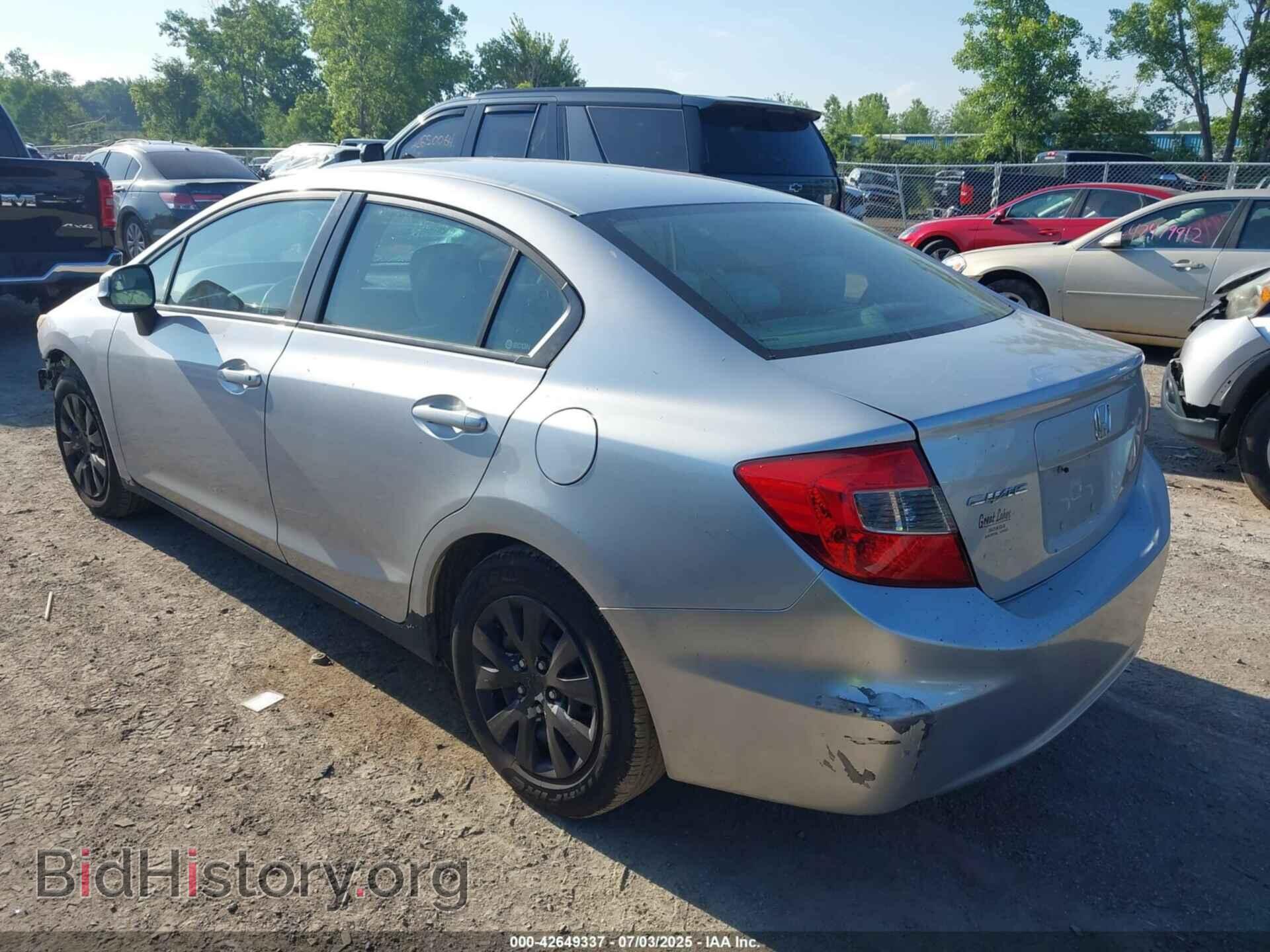 2012 HONDA CIVIC - VIN: 19XFB2F56CE002947 - Фото 3