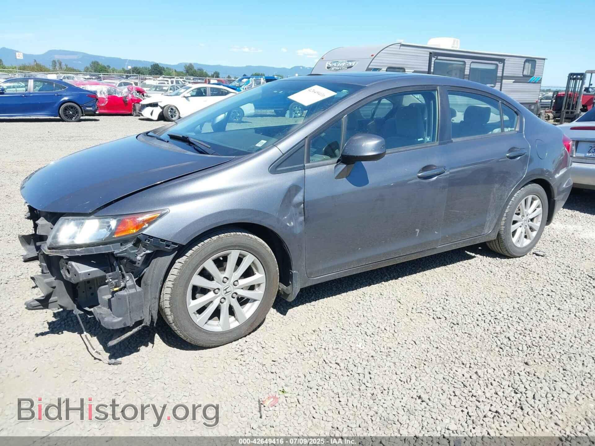 2012 HONDA CIVIC - VIN: 19XFB2F84CE353446 - Фото 2