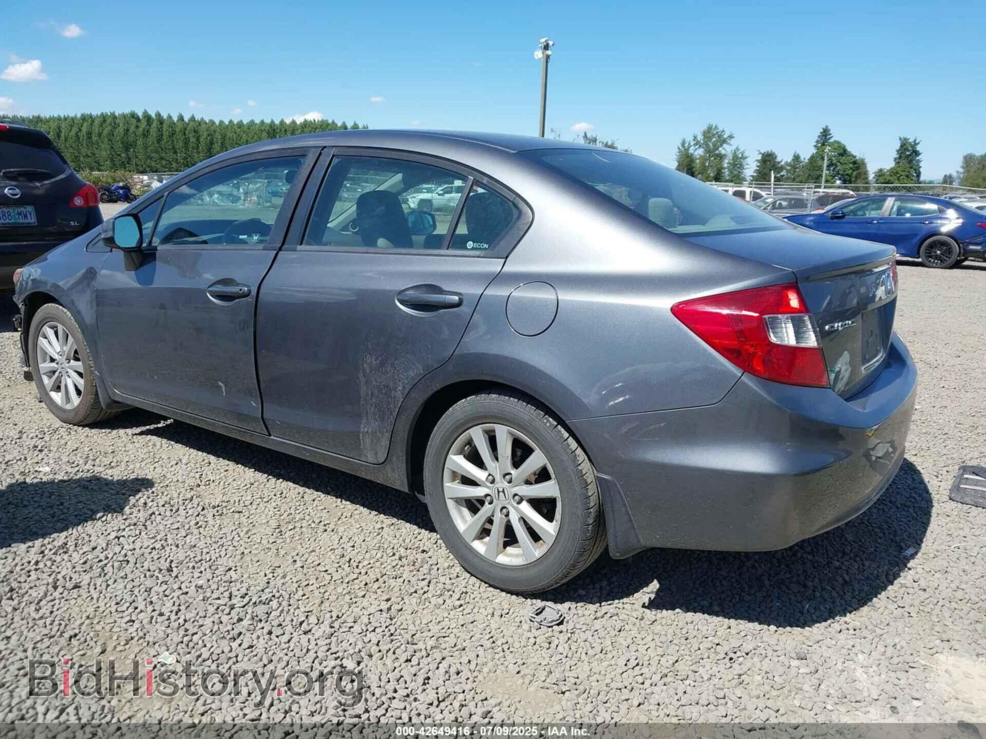 2012 HONDA CIVIC - VIN: 19XFB2F84CE353446 - Фото 3