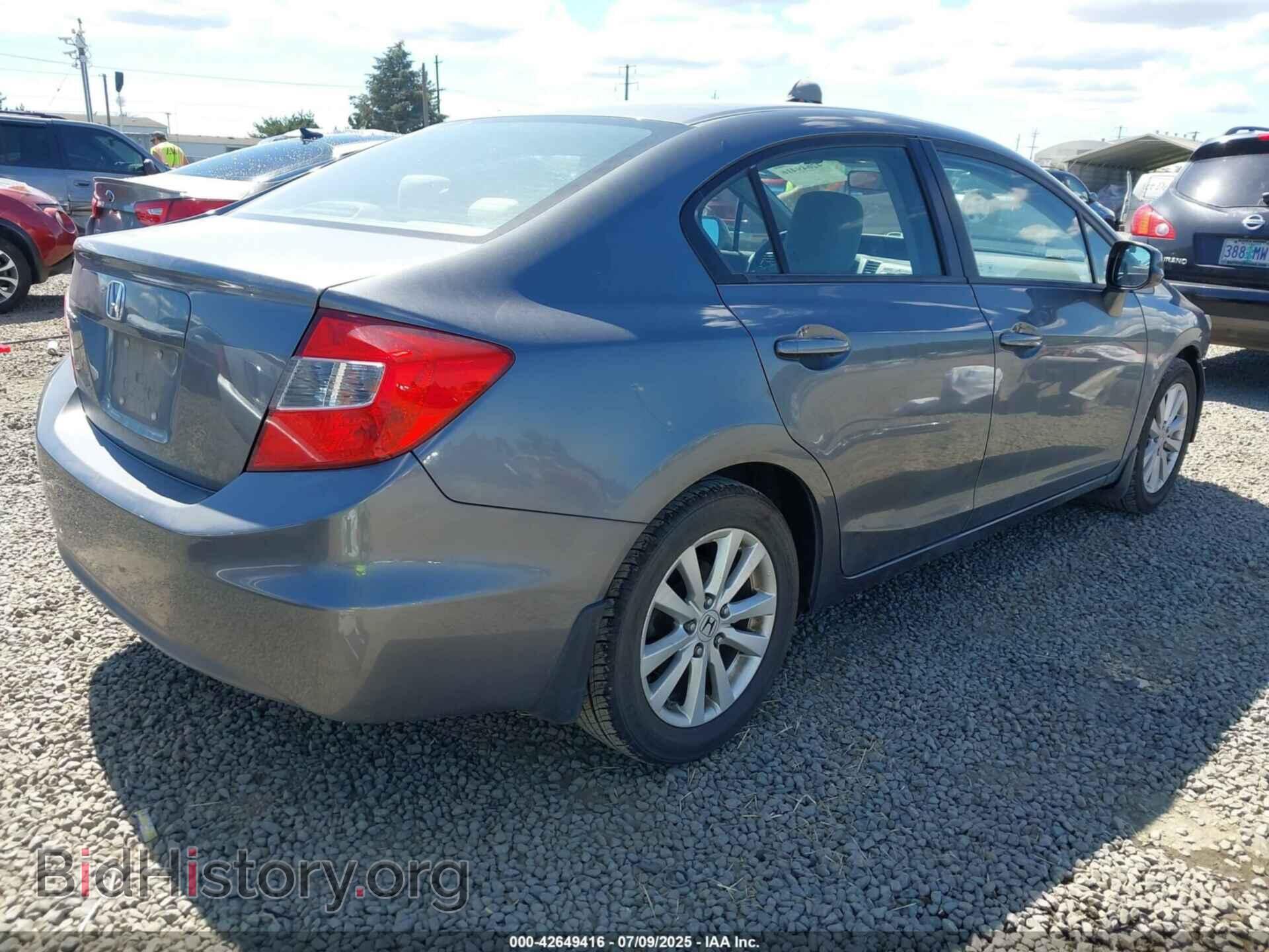 2012 HONDA CIVIC - VIN: 19XFB2F84CE353446 - Фото 4