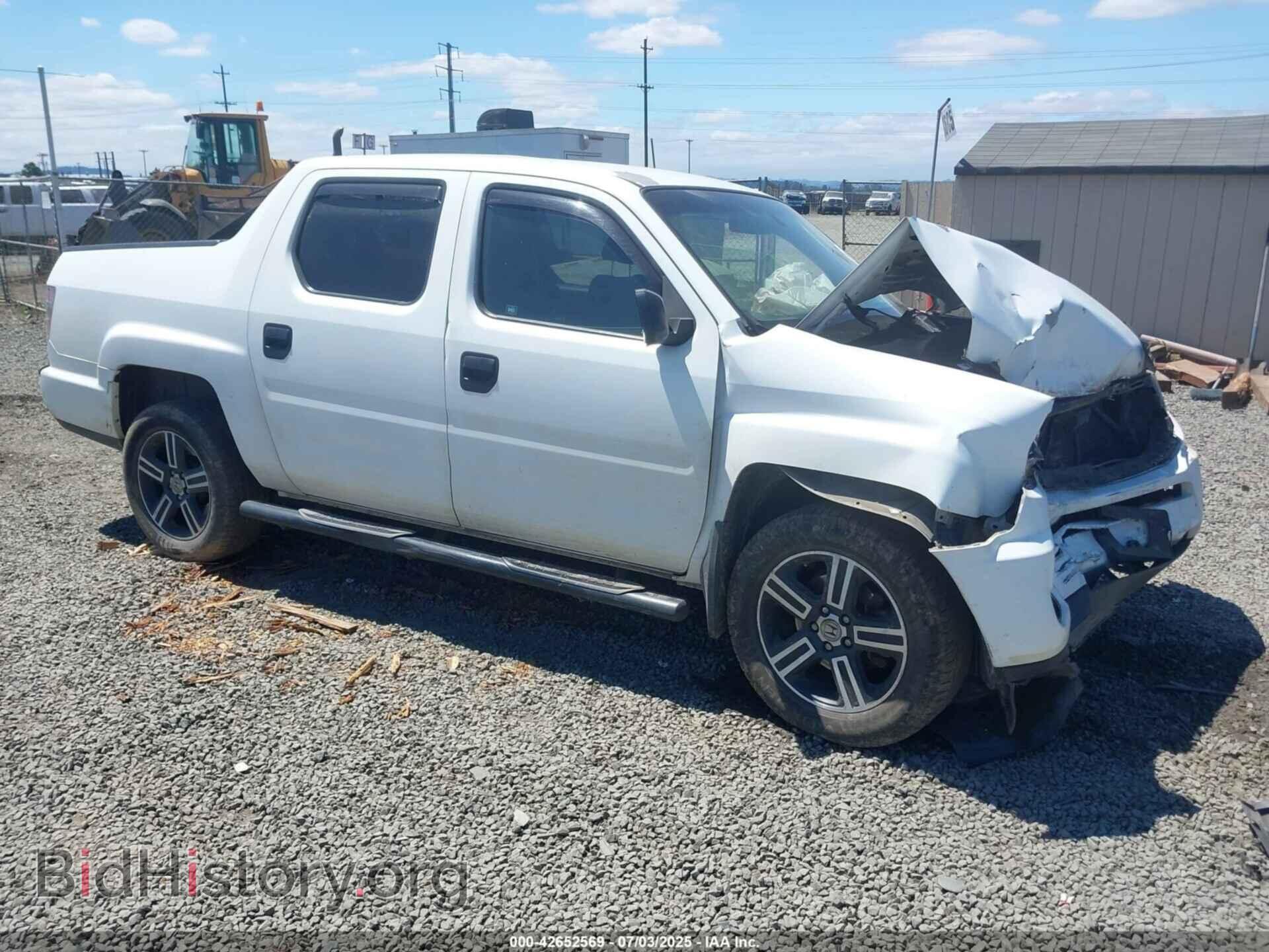 Photo 5FPYK1F78CB452606 - HONDA RIDGELINE 2012