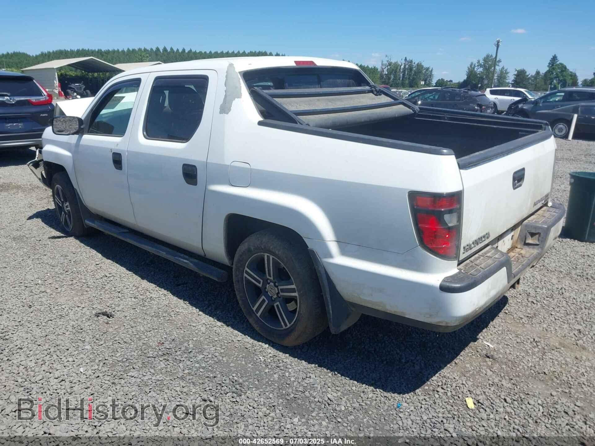 2012 HONDA RIDGELINE - VIN: 5FPYK1F78CB452606 - Фото 3