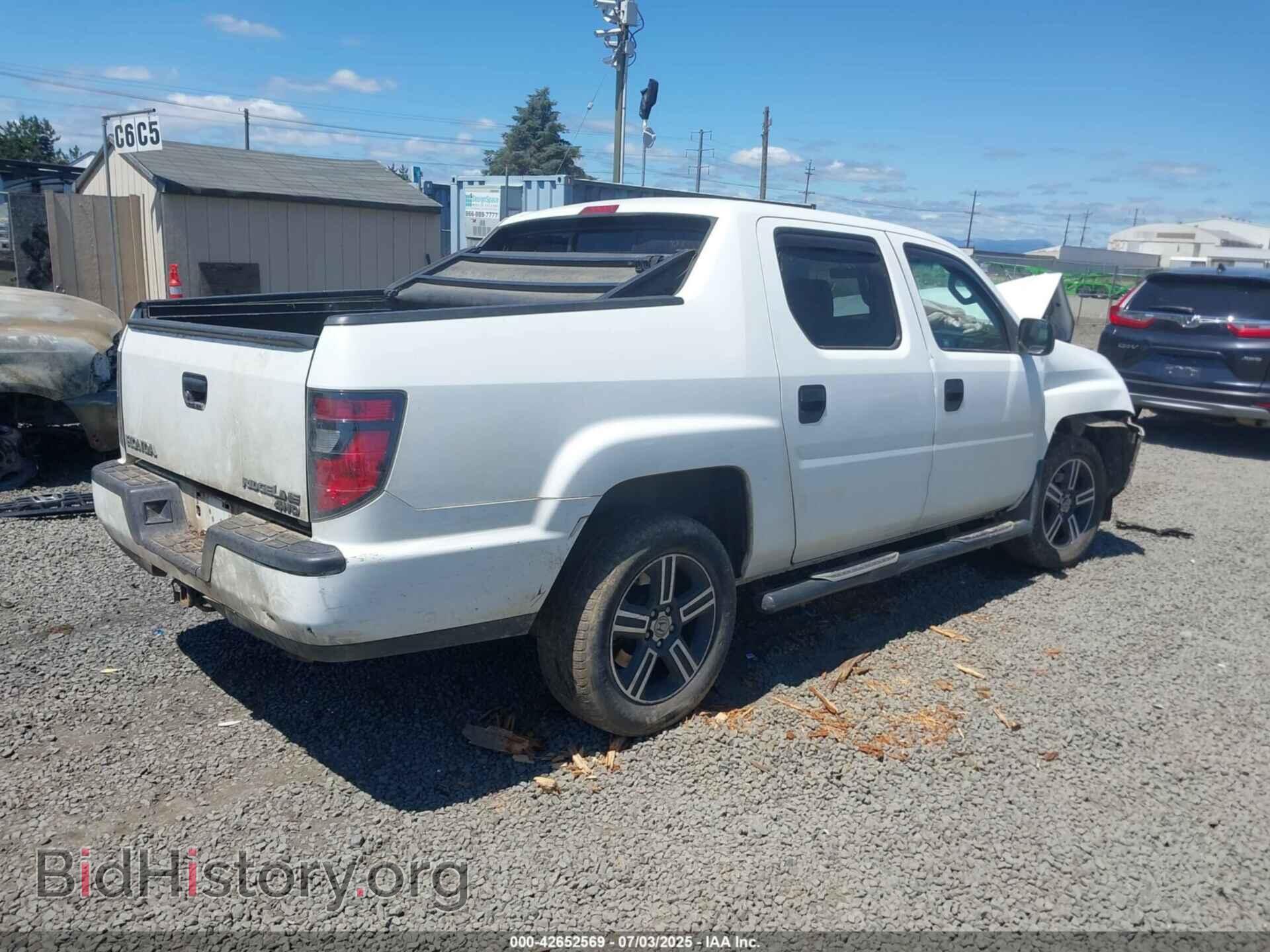 2012 HONDA RIDGELINE - VIN: 5FPYK1F78CB452606 - Фото 4