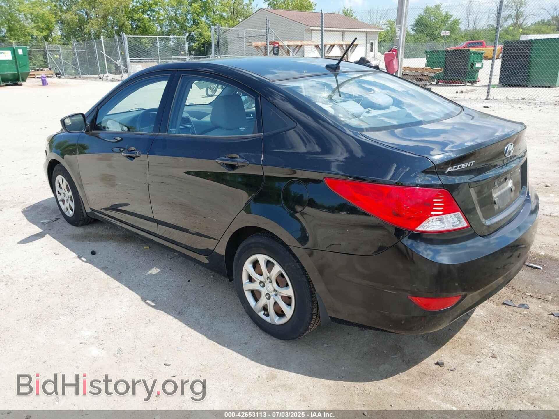 2013 HYUNDAI ACCENT - VIN: KMHCT4AE1DU401198 - Фото 3