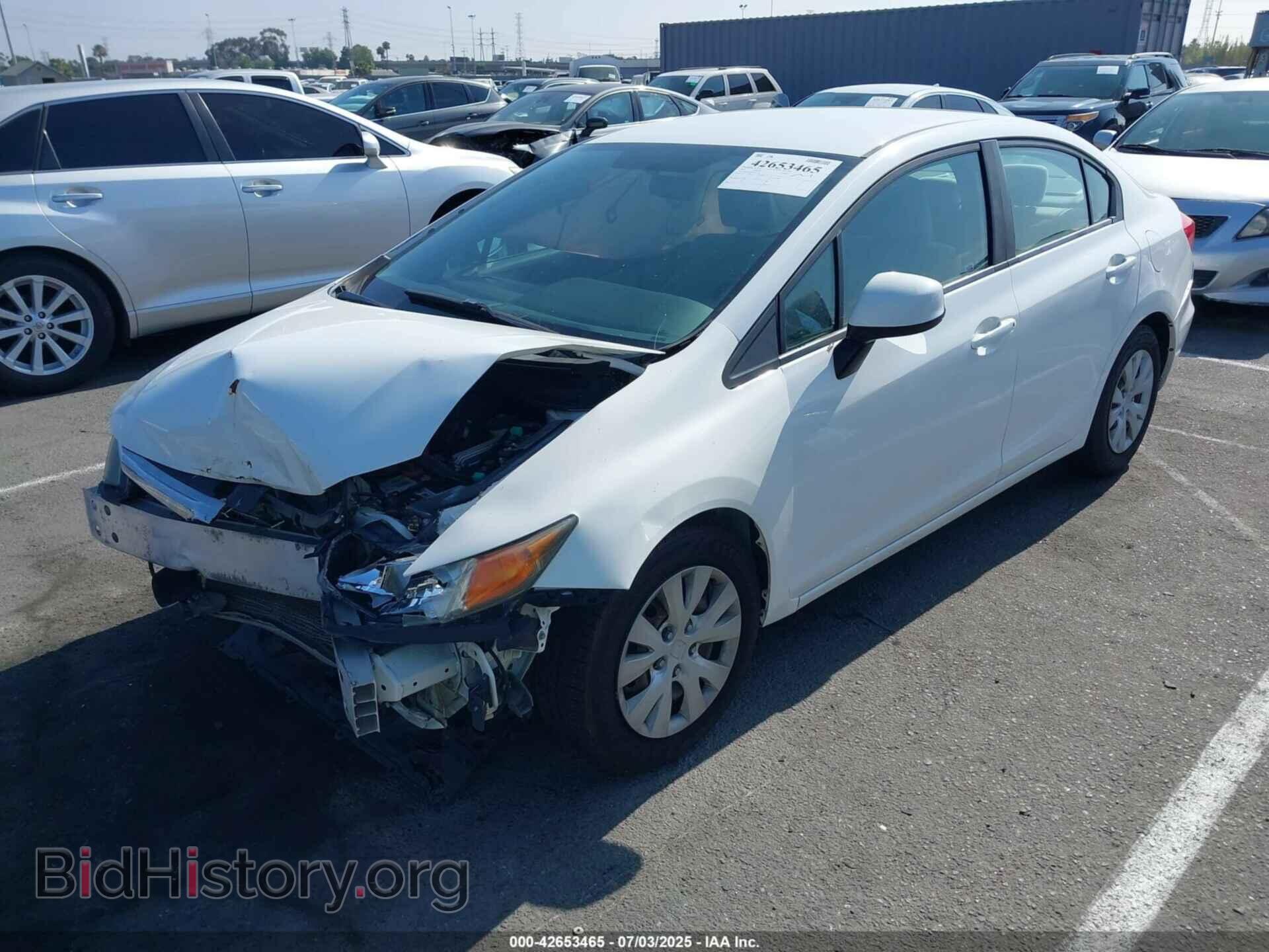 2012 HONDA CIVIC - VIN: 19XFB2F55CE311566 - Фото 2