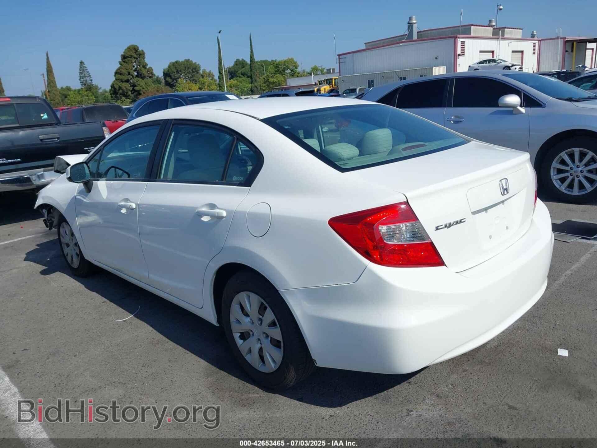 2012 HONDA CIVIC - VIN: 19XFB2F55CE311566 - Фото 3