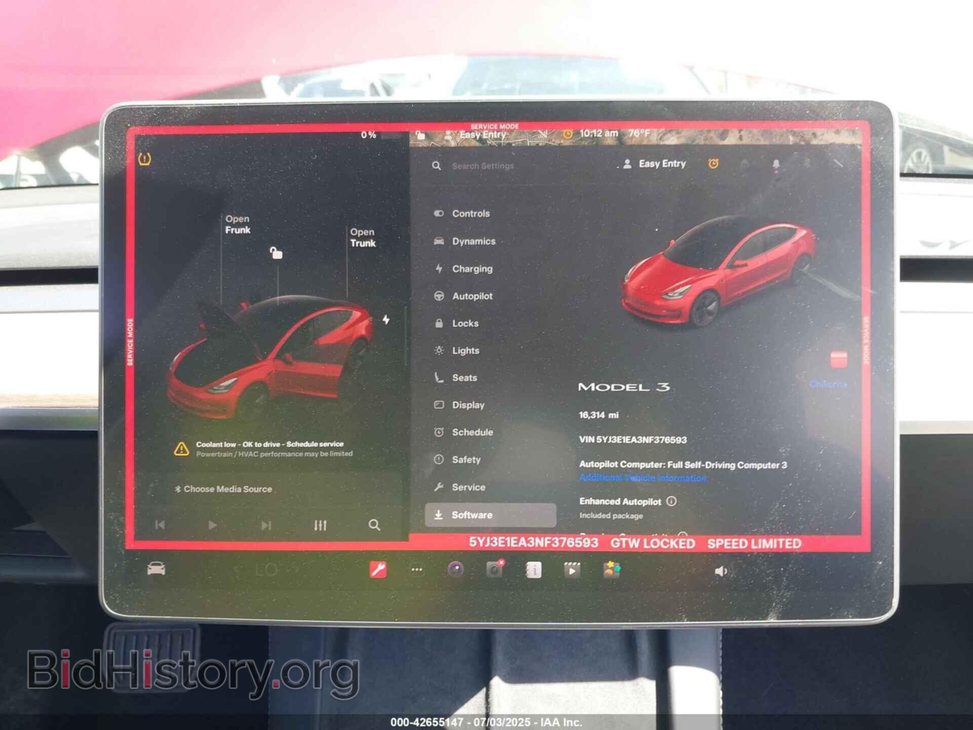 2022 TESLA MODEL 3 - VIN: 5YJ3E1EA3NF376593 - Фото 7