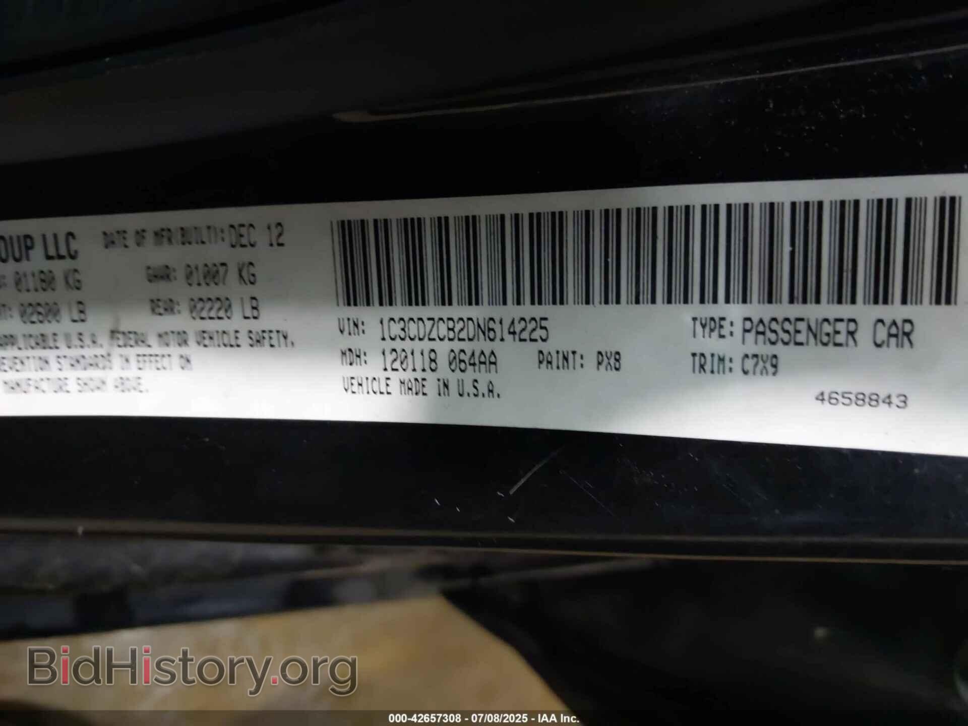 2013 DODGE AVENGER - VIN: 1C3CDZCB2DN614225 - Photo 9