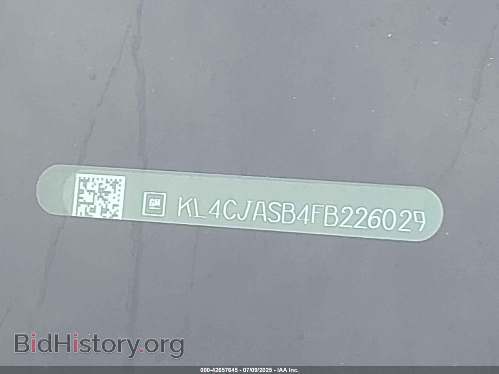 2015 BUICK ENCORE - VIN: KL4CJASB4FB226029 - Photo 9