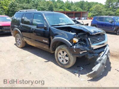 2007 Ford EXPLORER XLT, черный — VIN 1FMEU63EX7UB35862, IAAI