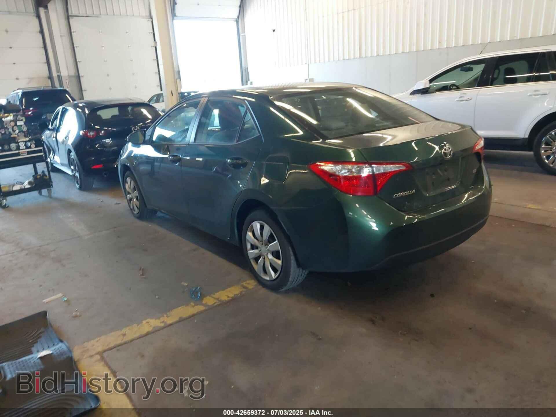 2014 TOYOTA COROLLA - VIN: 5YFBURHE5EP124554 - Фото 3