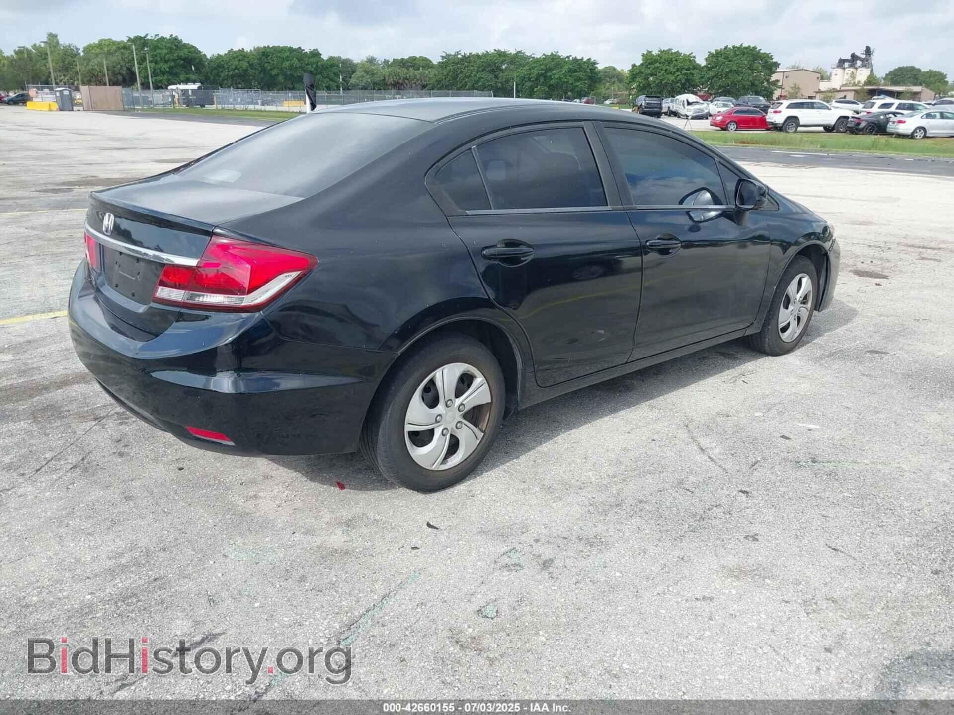 2013 HONDA CIVIC - VIN: 19XFB2F56DE007728 - Фото 4