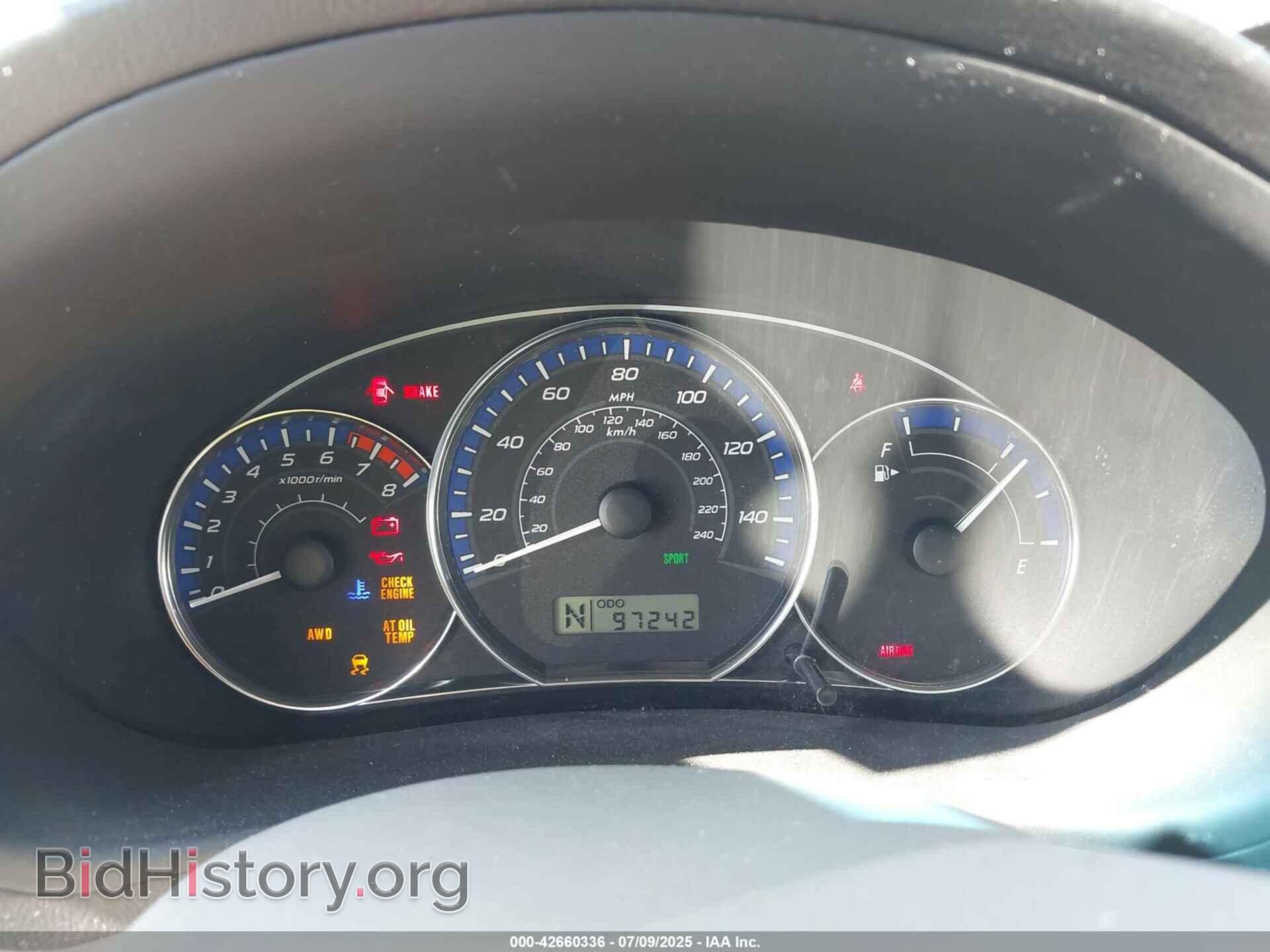 2012 SUBARU FORESTER - VIN: JF2SHAEC6CH449409 - Фото 7