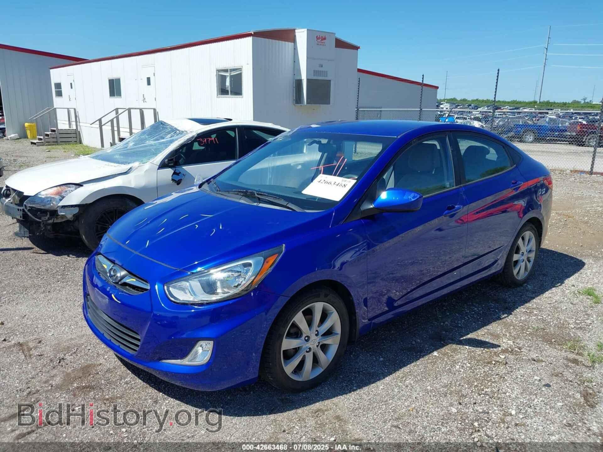 2012 HYUNDAI ACCENT - VIN: KMHCU4AE0CU245814 - Фото 2