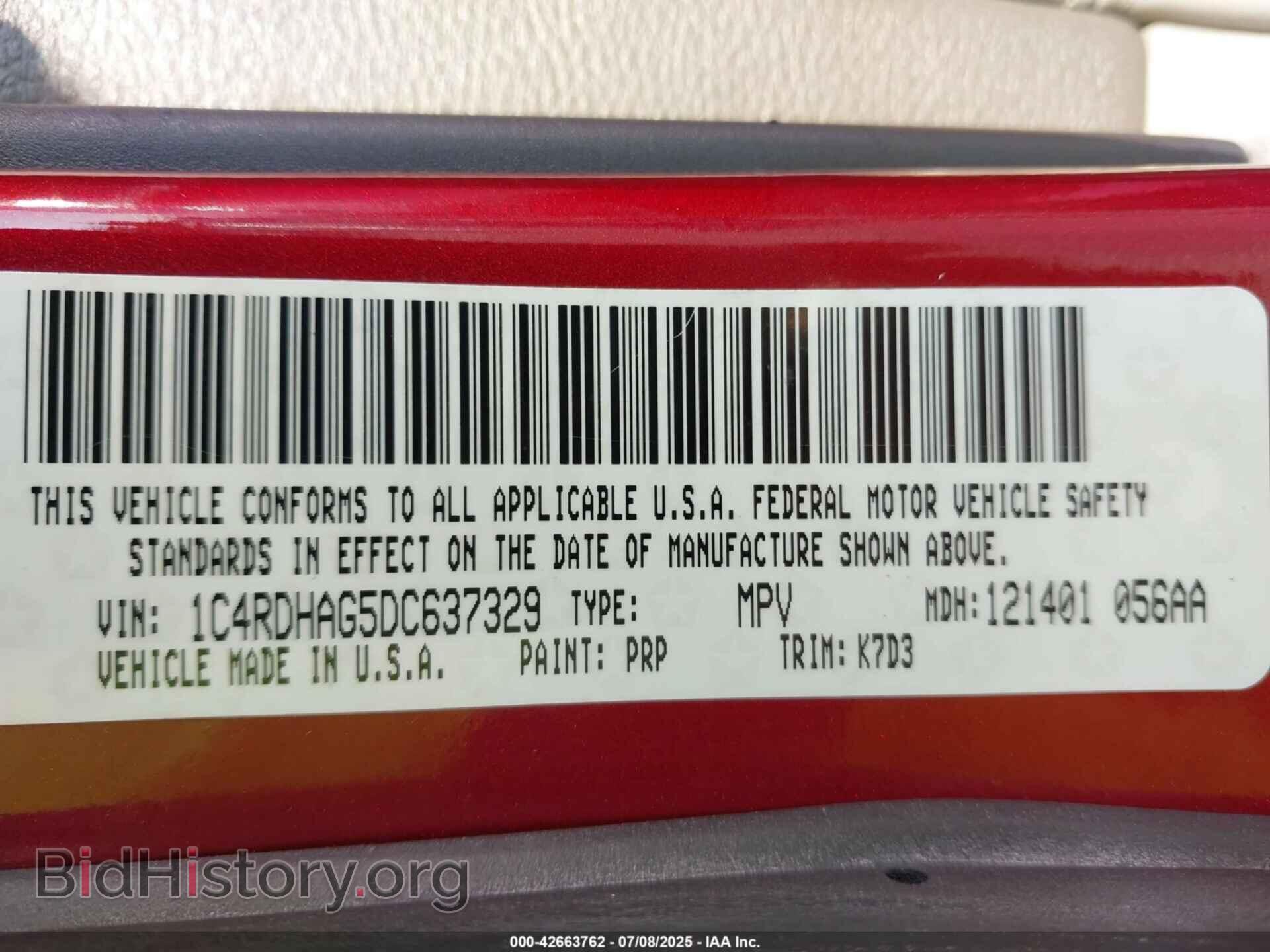 2013 DODGE DURANGO - VIN: 1C4RDHAG5DC637329 - Фото 9