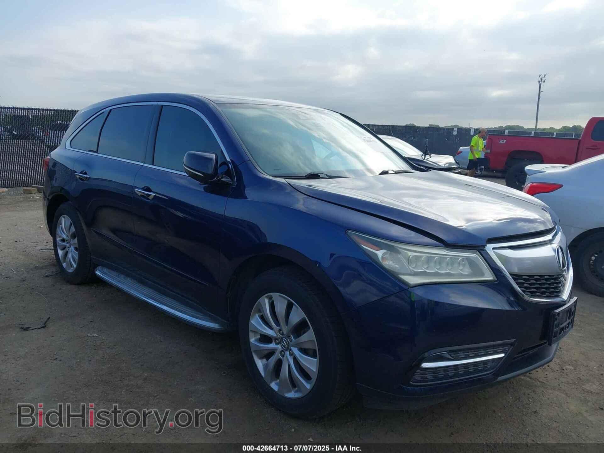 Фотография 5FRYD3H47EB002075 - ACURA MDX 2014
