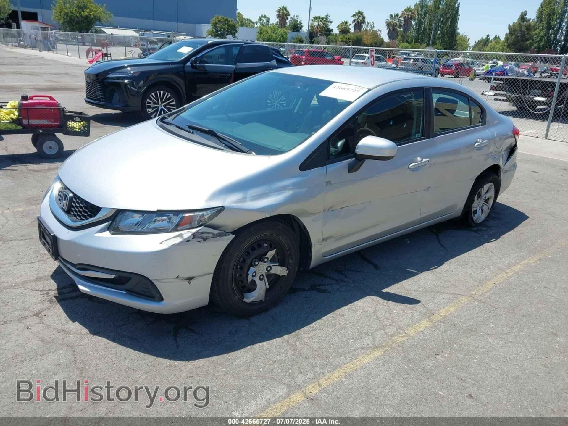 2014 HONDA CIVIC - VIN: 19XFB2F56EE264146 - Фото 2