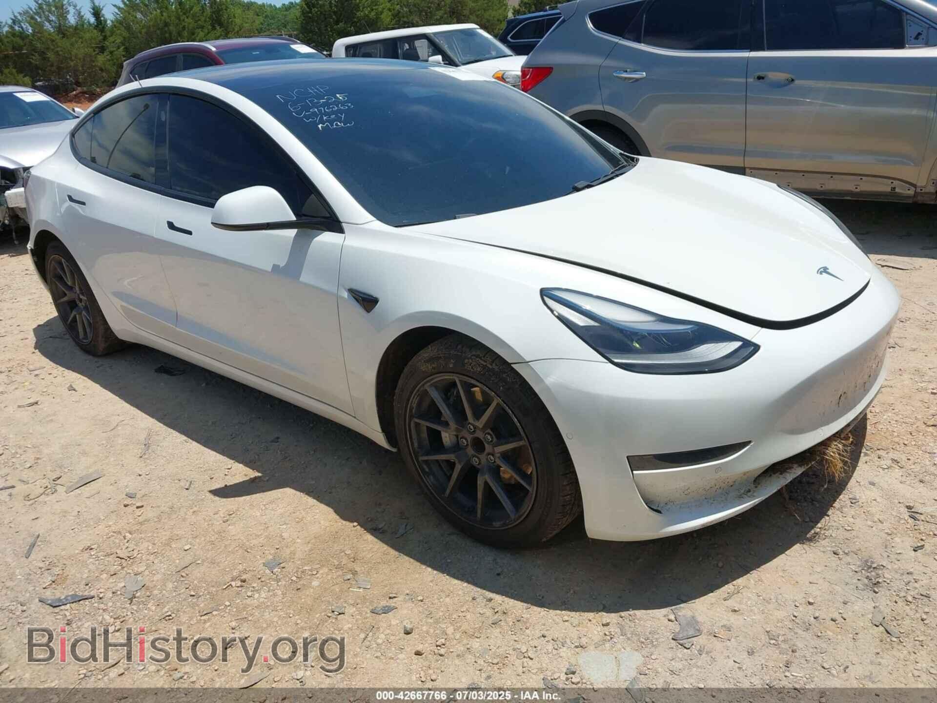 Photo 5YJ3E1EA4MF976263 - TESLA MODEL 3 2021