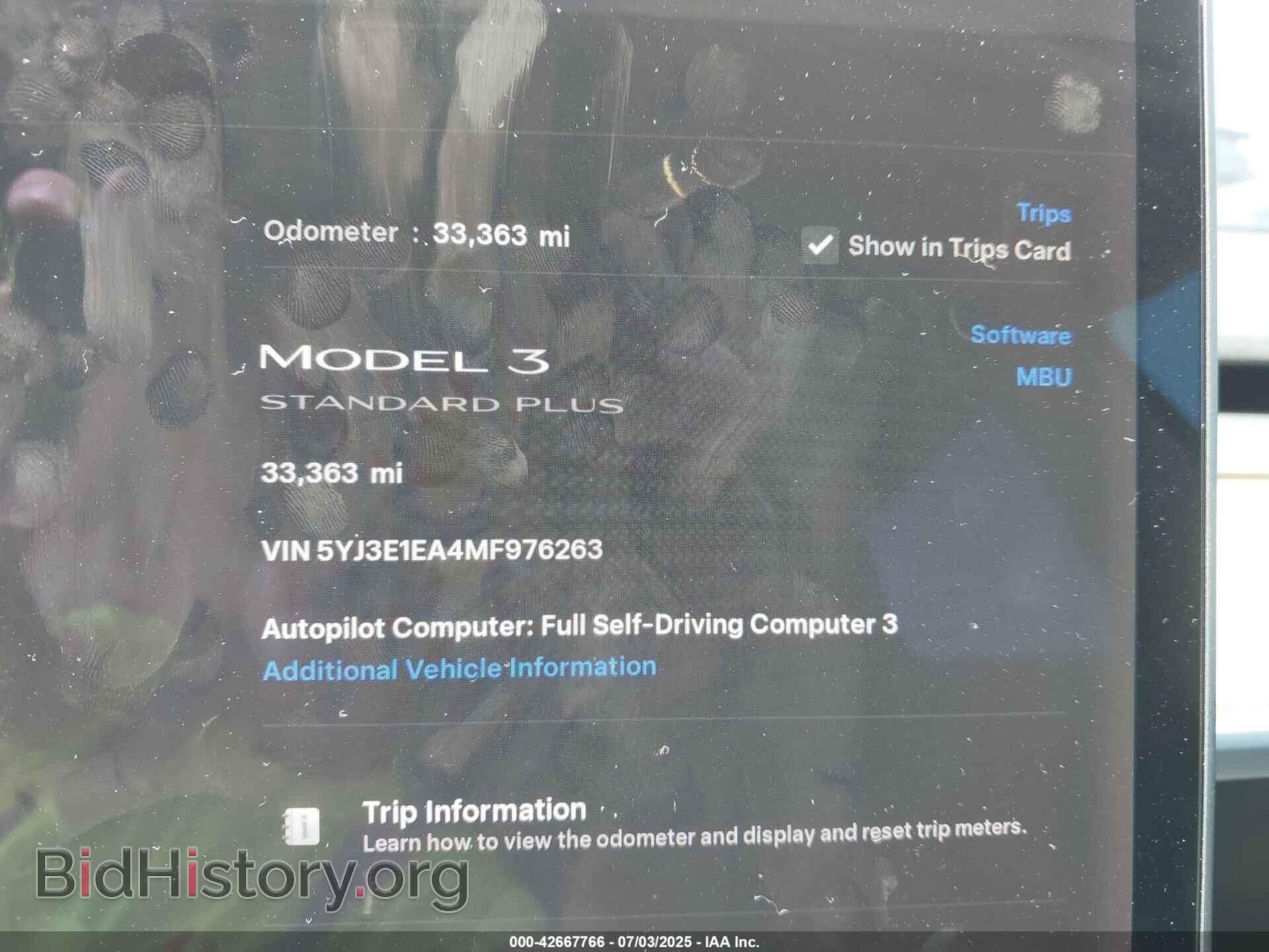 2021 TESLA MODEL 3 - VIN: 5YJ3E1EA4MF976263 - Photo 7