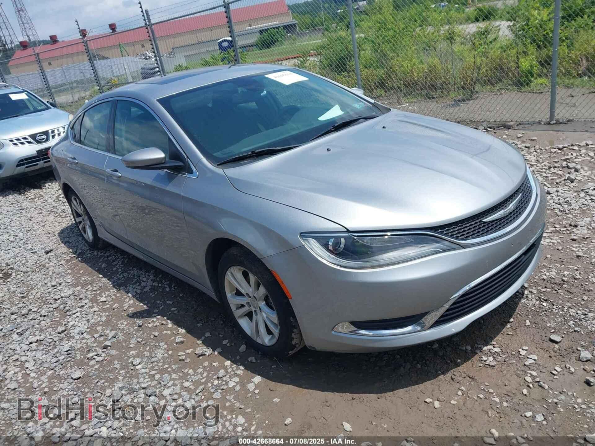 Фотография 1C3CCCAB3FN701217 - CHRYSLER 200 2015