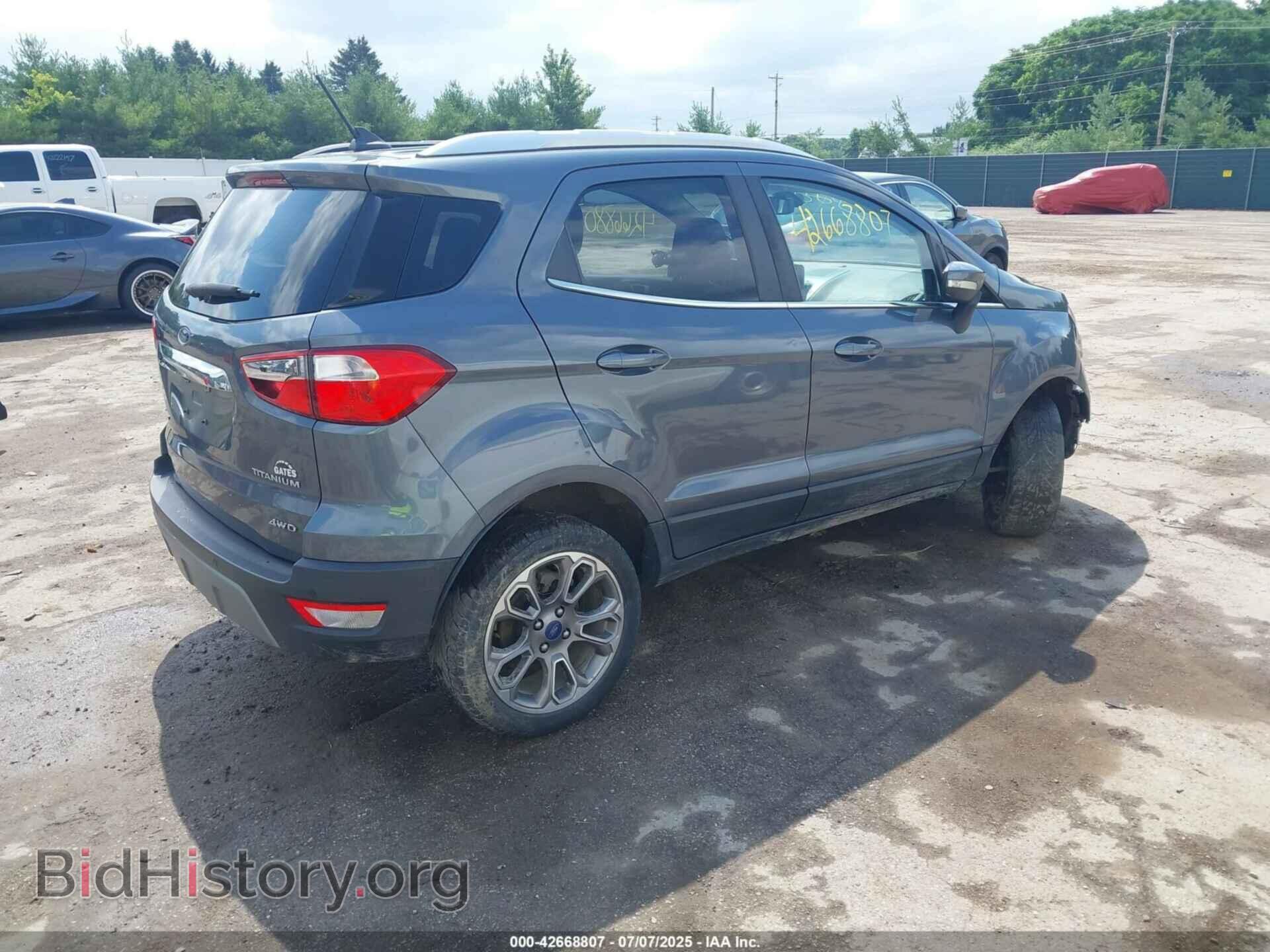 2019 FORD ECOSPORT - VIN: MAJ6S3KLXKC250835 - Фото 4