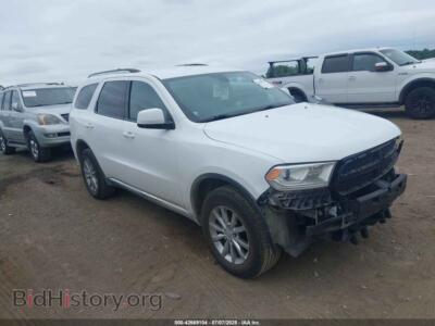 2017 Dodge DURANGO SXT, white — VIN 1C4RDJAGXHC619437, IAAI
