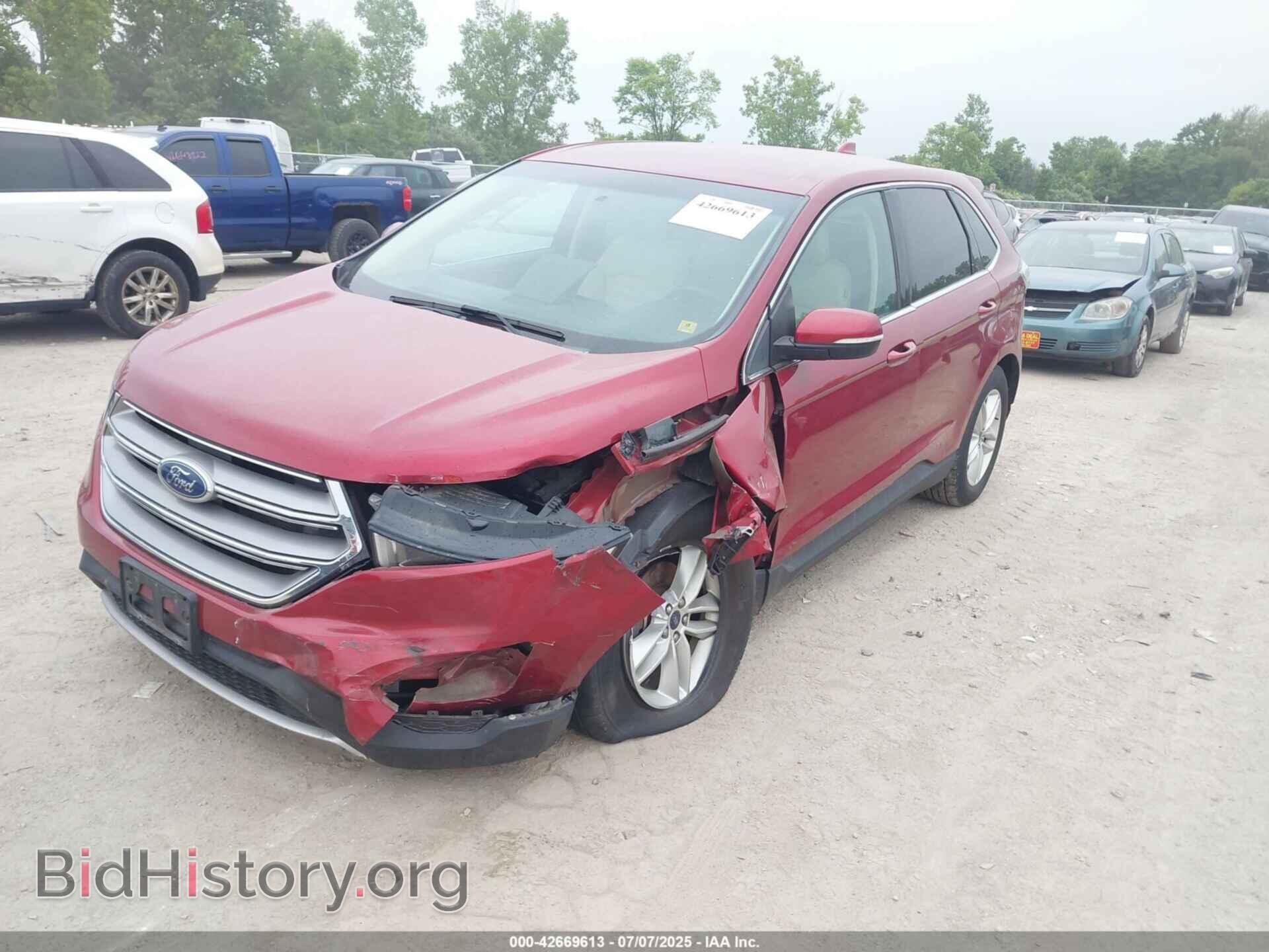 2016 FORD EDGE - VIN: 2FMPK3J82GBC10876 - Фото 2