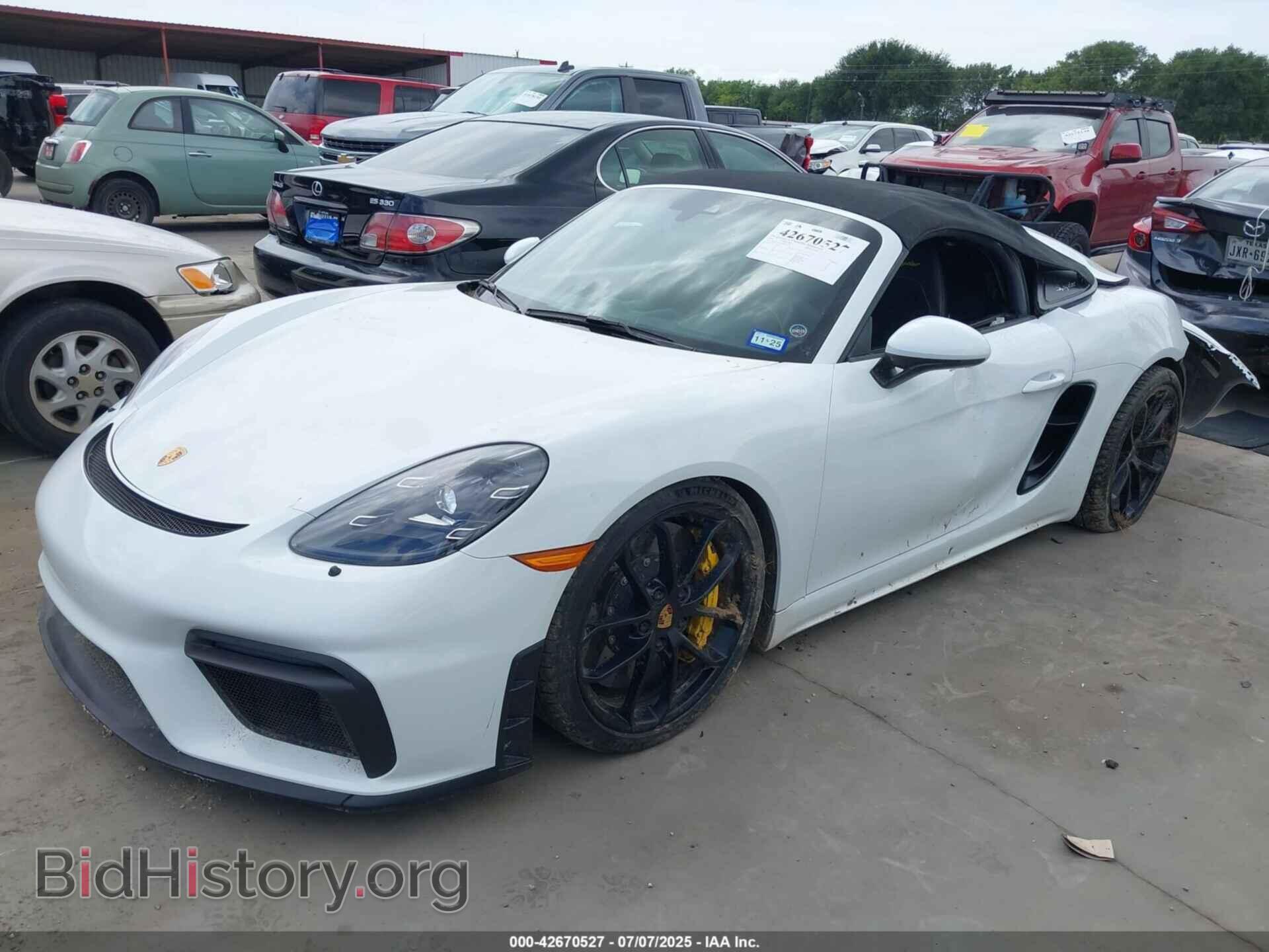 2021 PORSCHE 718 SPYDER - VIN: WP0CC2A89MS240128 - Фото 2