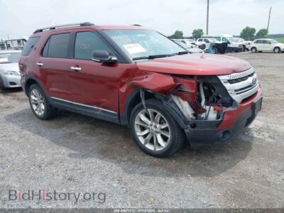 2014 Ford EXPLORER XLT, темно-бордовый — VIN 1FM5K8D82EGB14834, IAAI