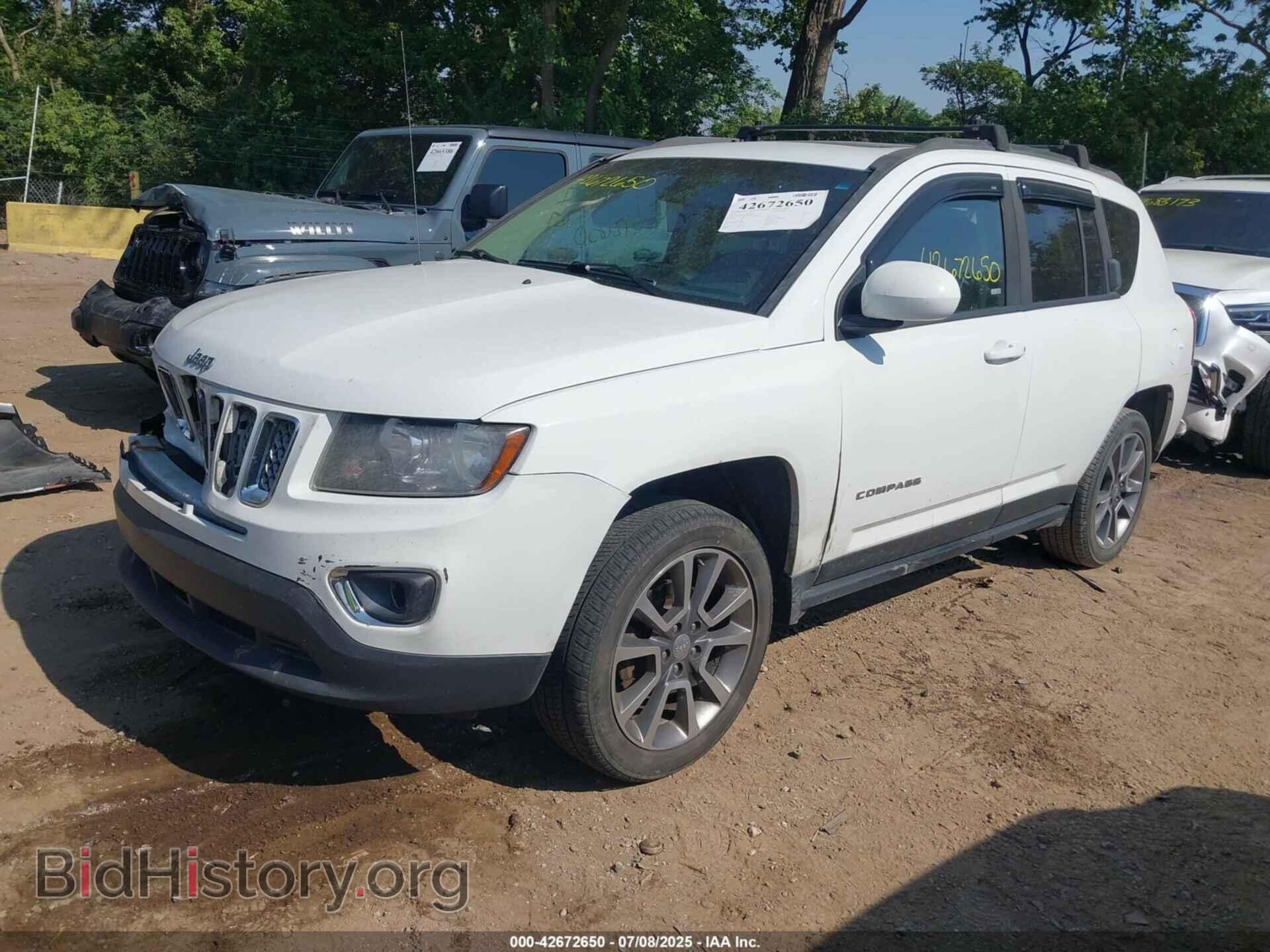 2016 JEEP COMPASS - VIN: 1C4NJDEB5GD684230 - Фото 2