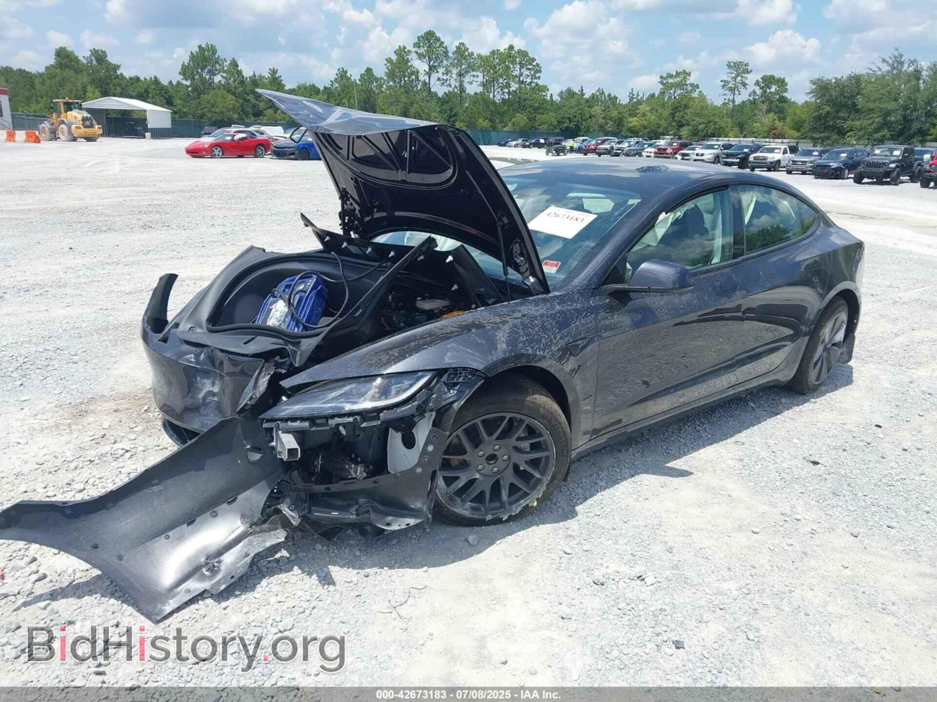 2025 TESLA MODEL 3 - VIN: 5YJ3E1EAXSF014207 - Фото 2