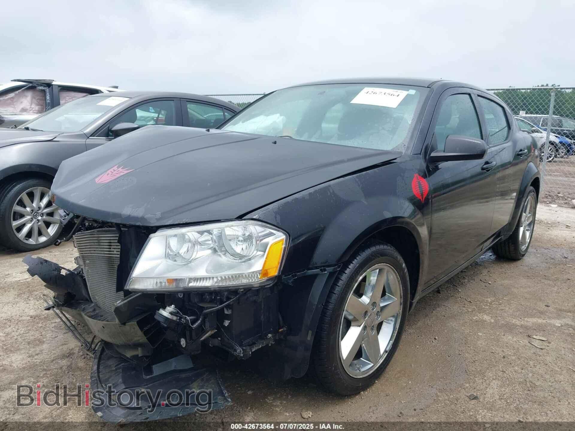 2014 DODGE AVENGER - VIN: 1C3CDZAB6EN202040 - Фото 2