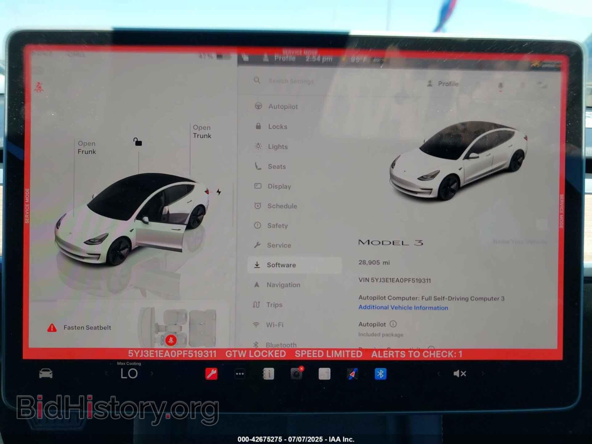 2023 TESLA MODEL 3 - VIN: 5YJ3E1EA0PF519311 - Фото 7