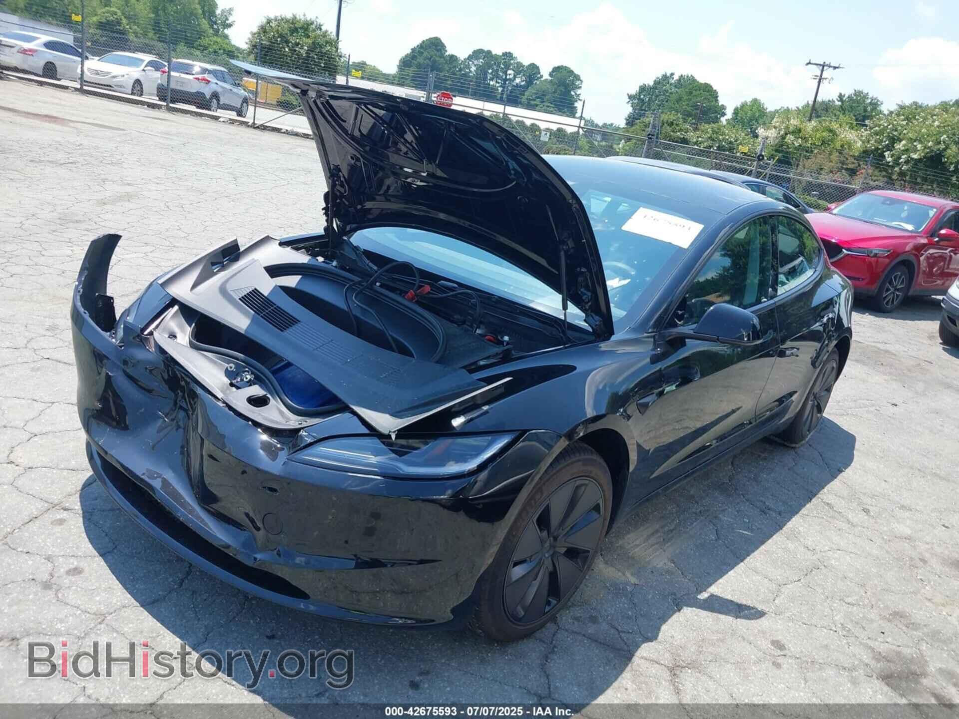 2025 TESLA MODEL 3 - VIN: 5YJ3E1EA7SF967182 - Фото 2