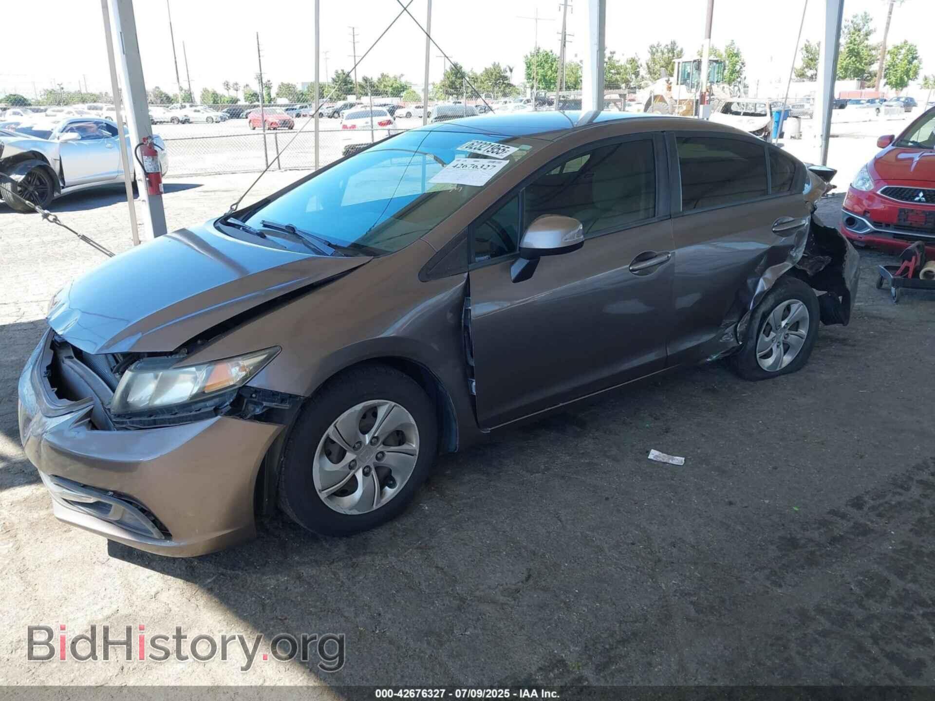 2013 HONDA CIVIC - VIN: 19XFB2F59DE289976 - Фото 2