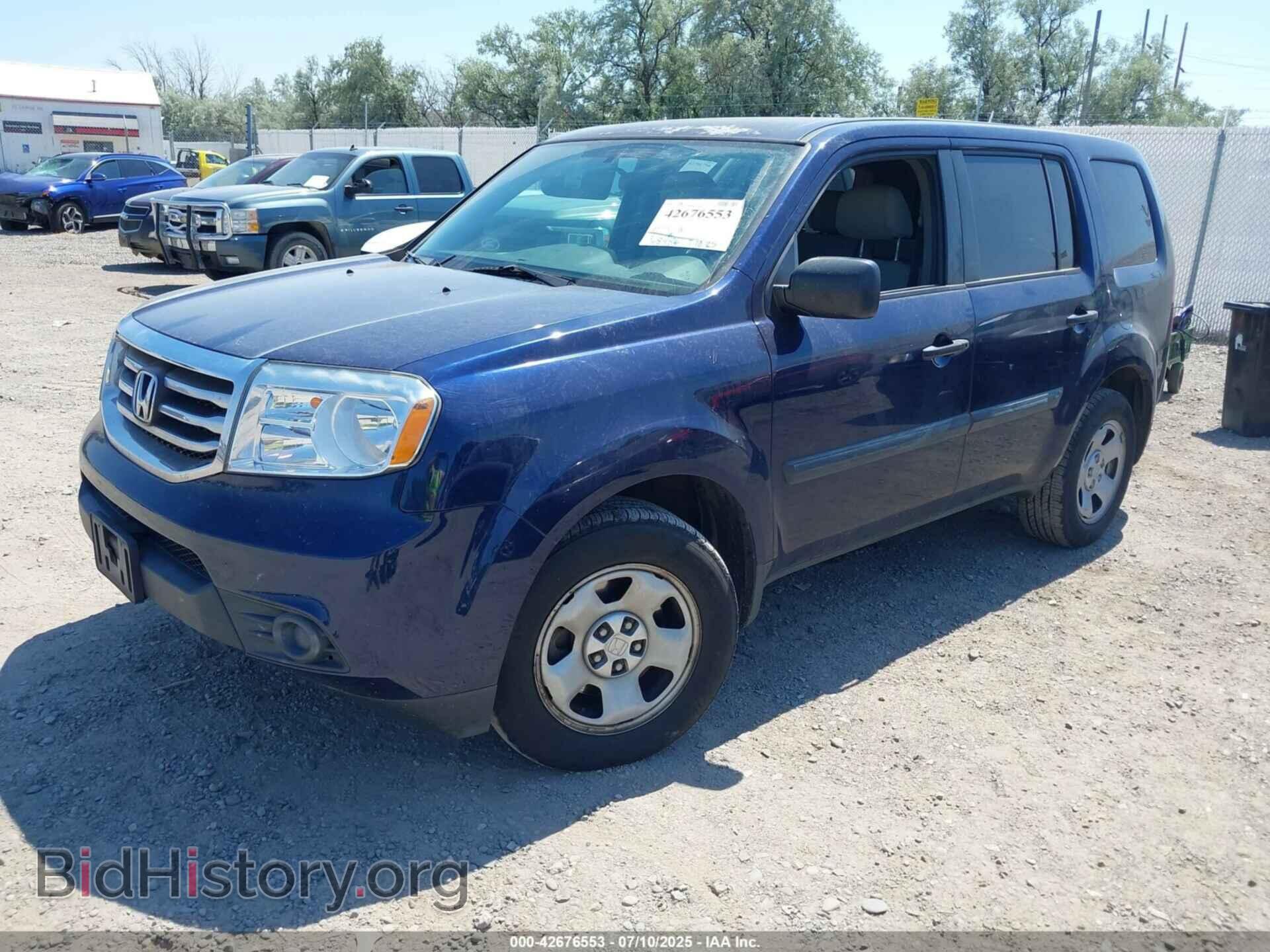 2014 HONDA PILOT - VIN: 5FNYF4H29EB030900 - Фото 2
