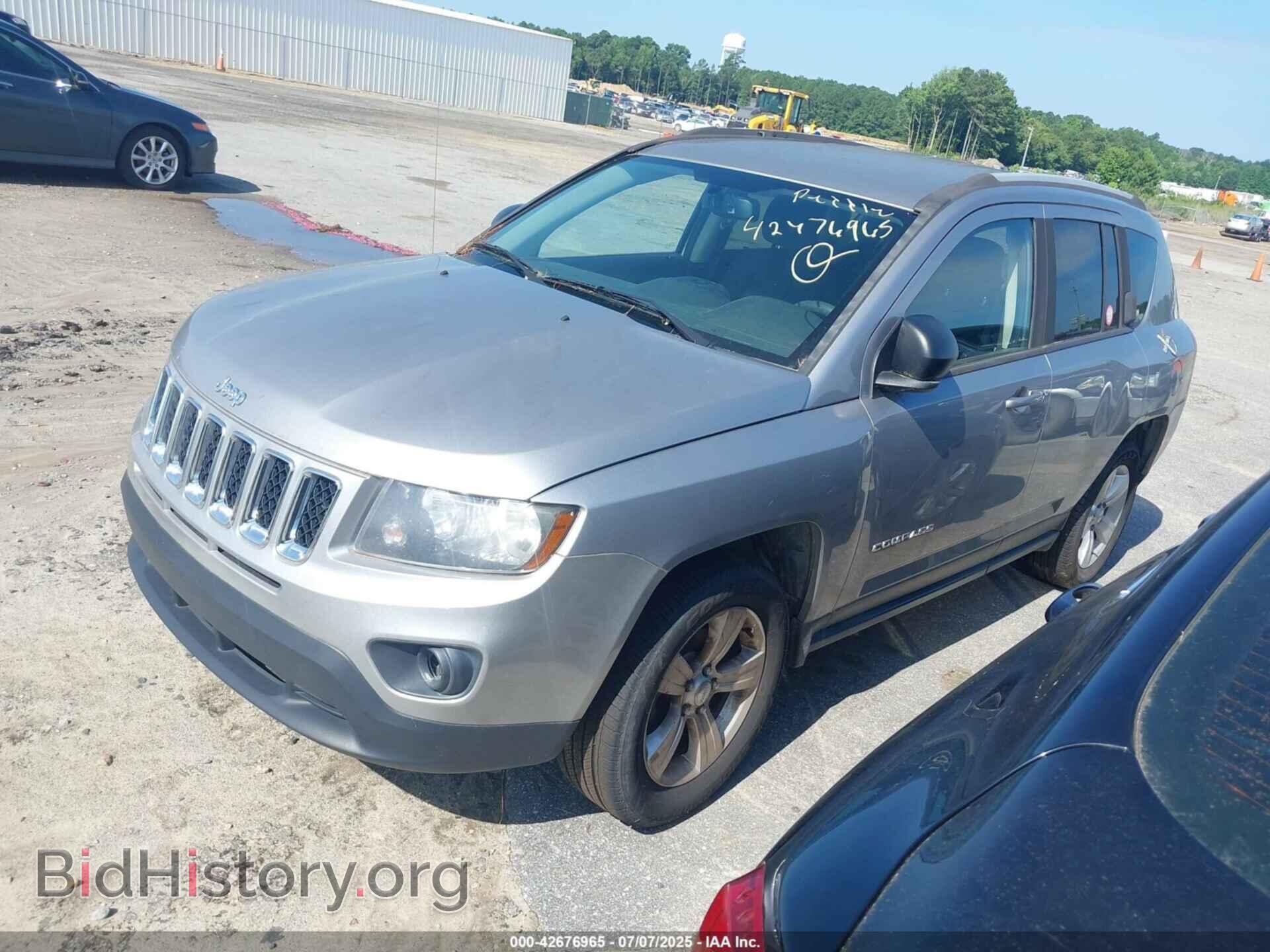 2016 JEEP COMPASS - VIN: 1C4NJDBB2GD662142 - Фото 2