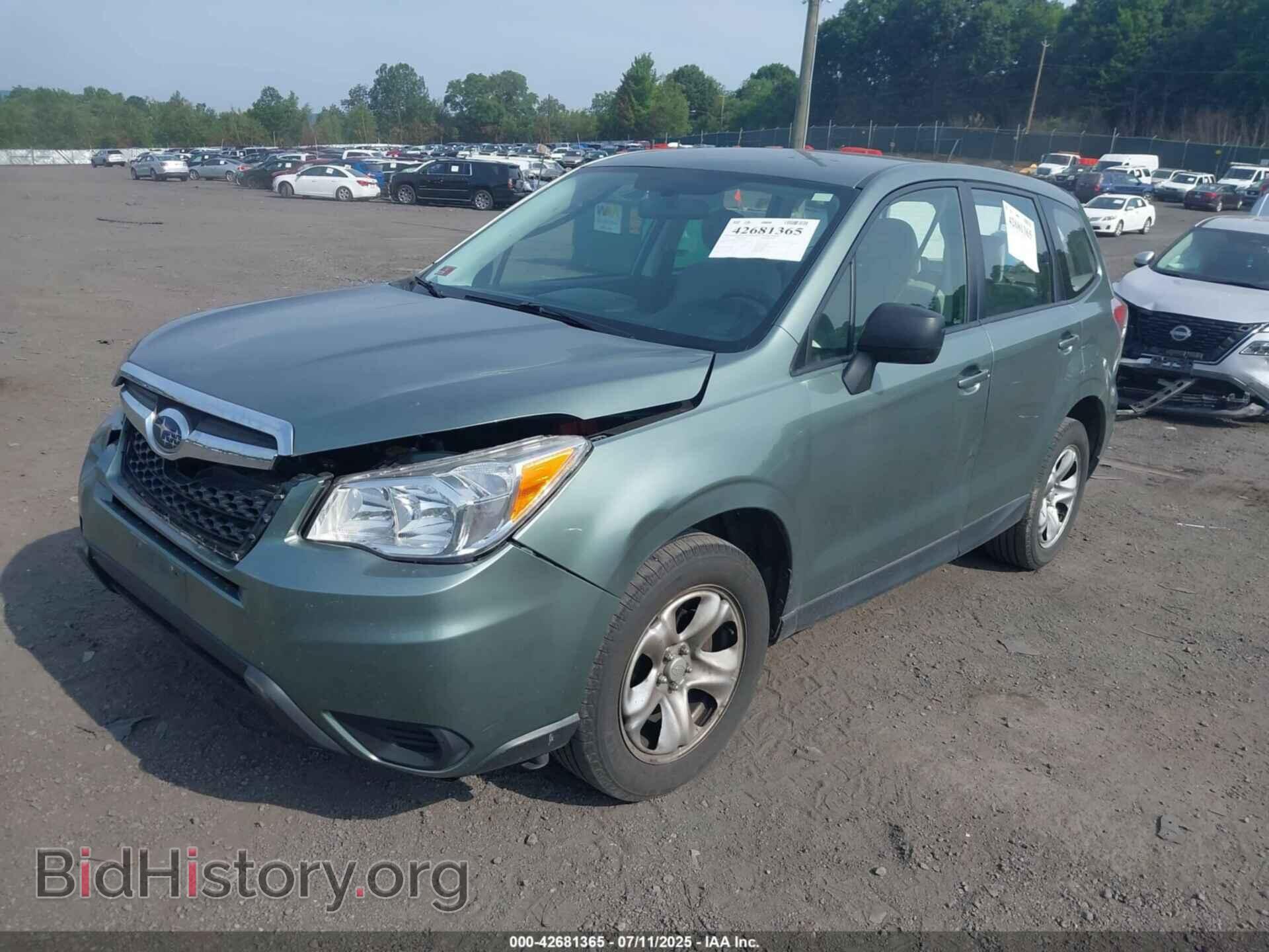 2014 SUBARU FORESTER - VIN: JF2SJAAC3EG537241 - Фото 2