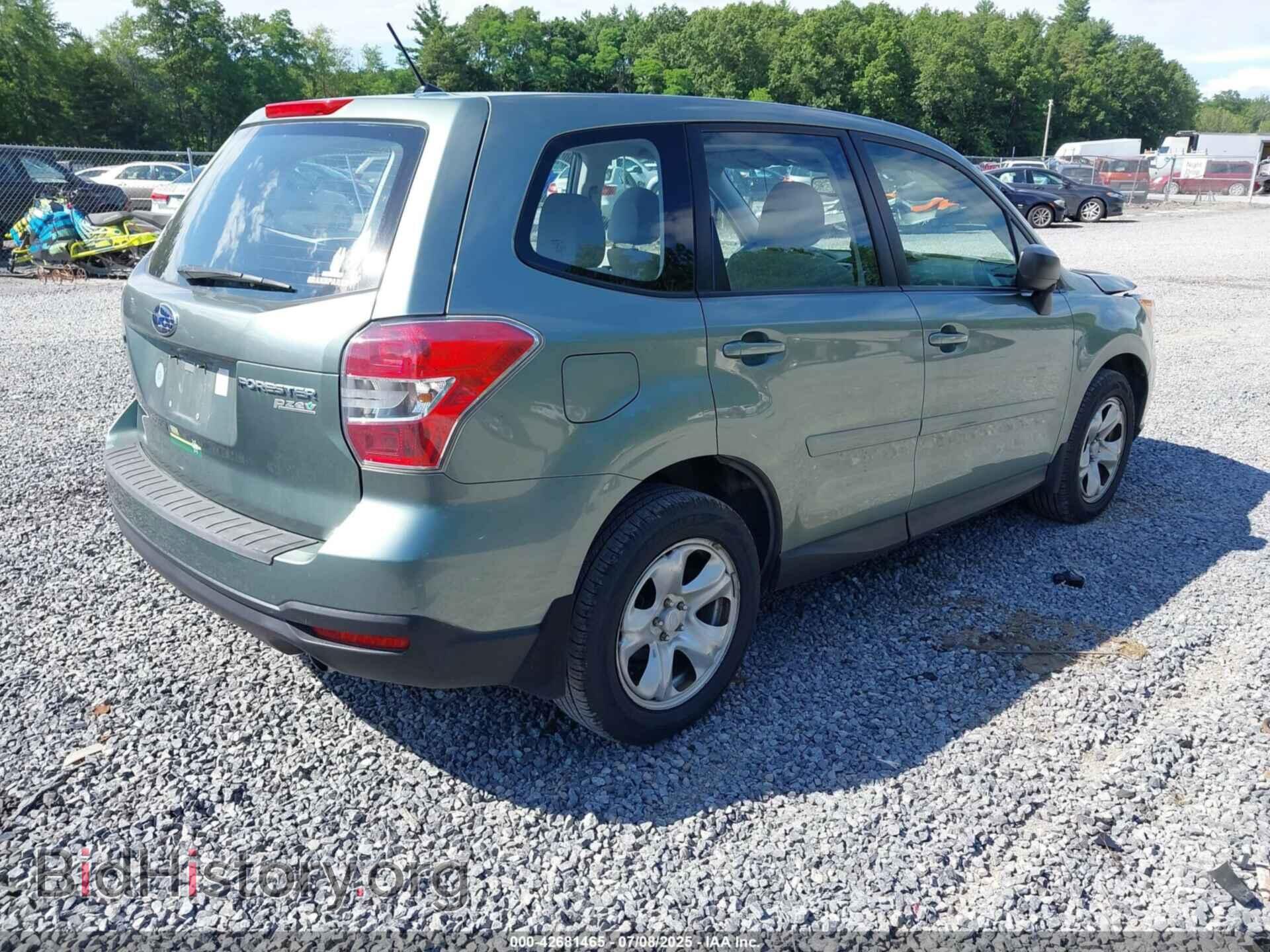 2014 SUBARU FORESTER - VIN: JF2SJAAC0EH468082 - Фото 4