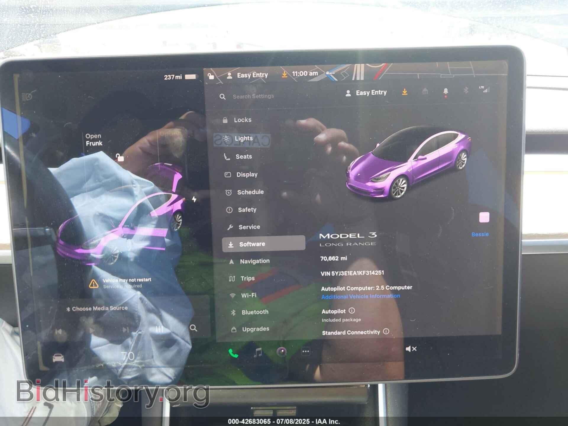 2019 TESLA MODEL 3 - VIN: 5YJ3E1EA1KF314251 - Photo 18