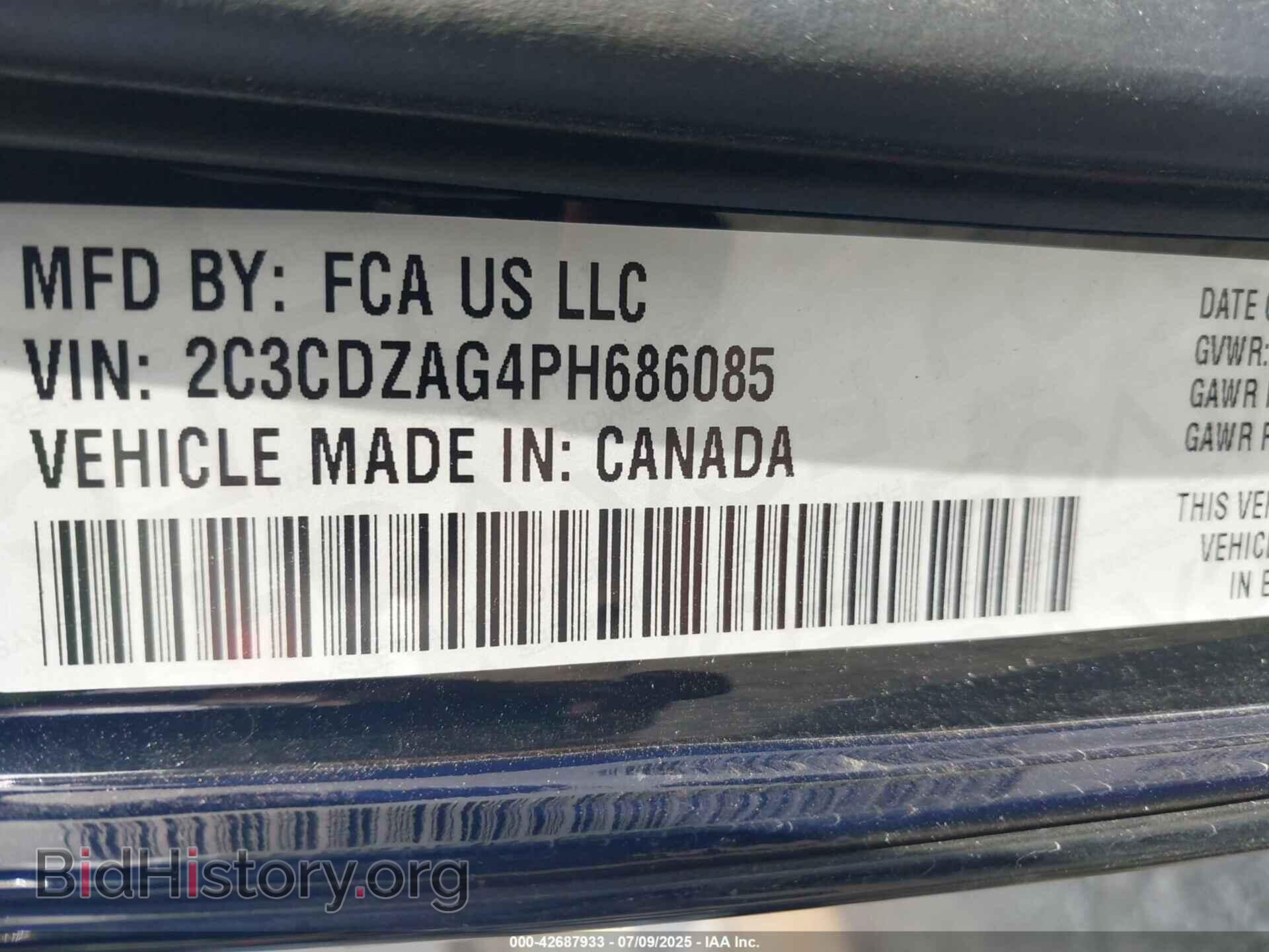 2023 DODGE CHALLENGER - VIN: 2C3CDZAG4PH686085 - Photo 9